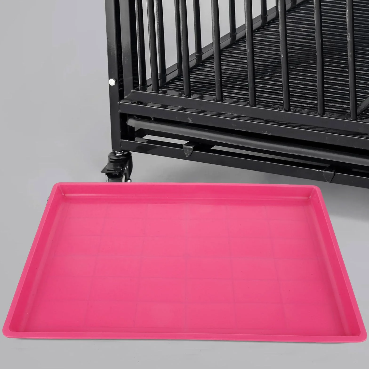 Plateau de Cage en Plastique Antidérapant 60x40 cm pour Lapins et Petits Animaux