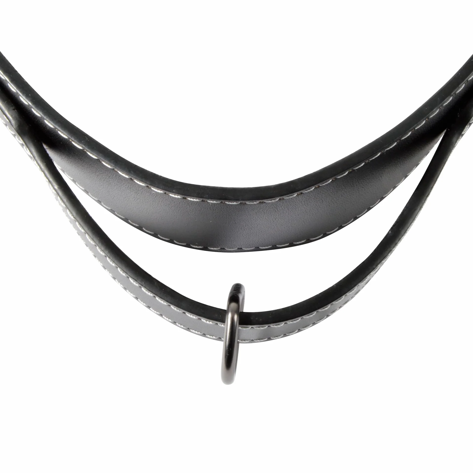 Love Story Collier Cuir Grand Chien 3XL 80 x 5 cm Noir