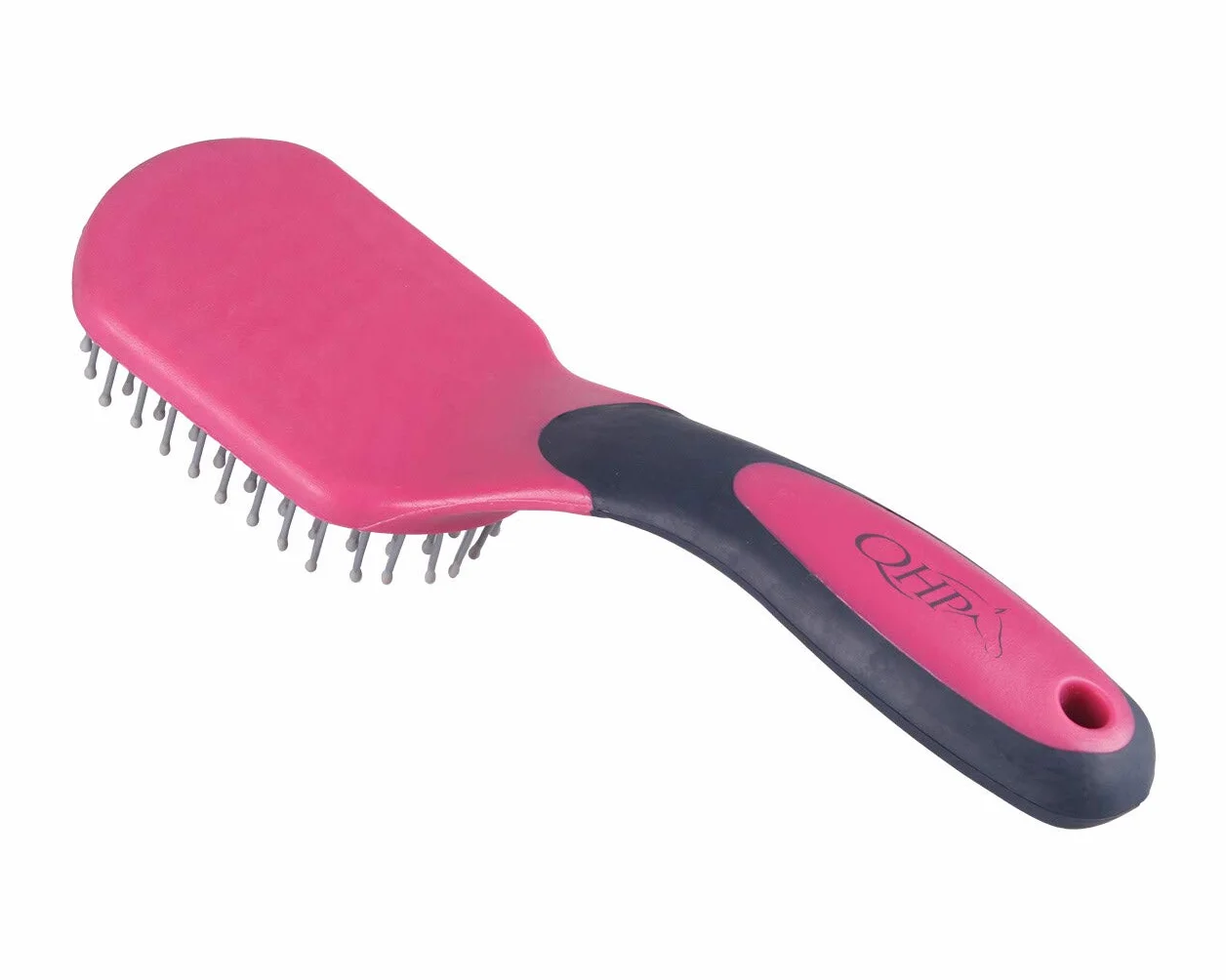 QHP Brosse pour queue et crinière Fuchsia Navy