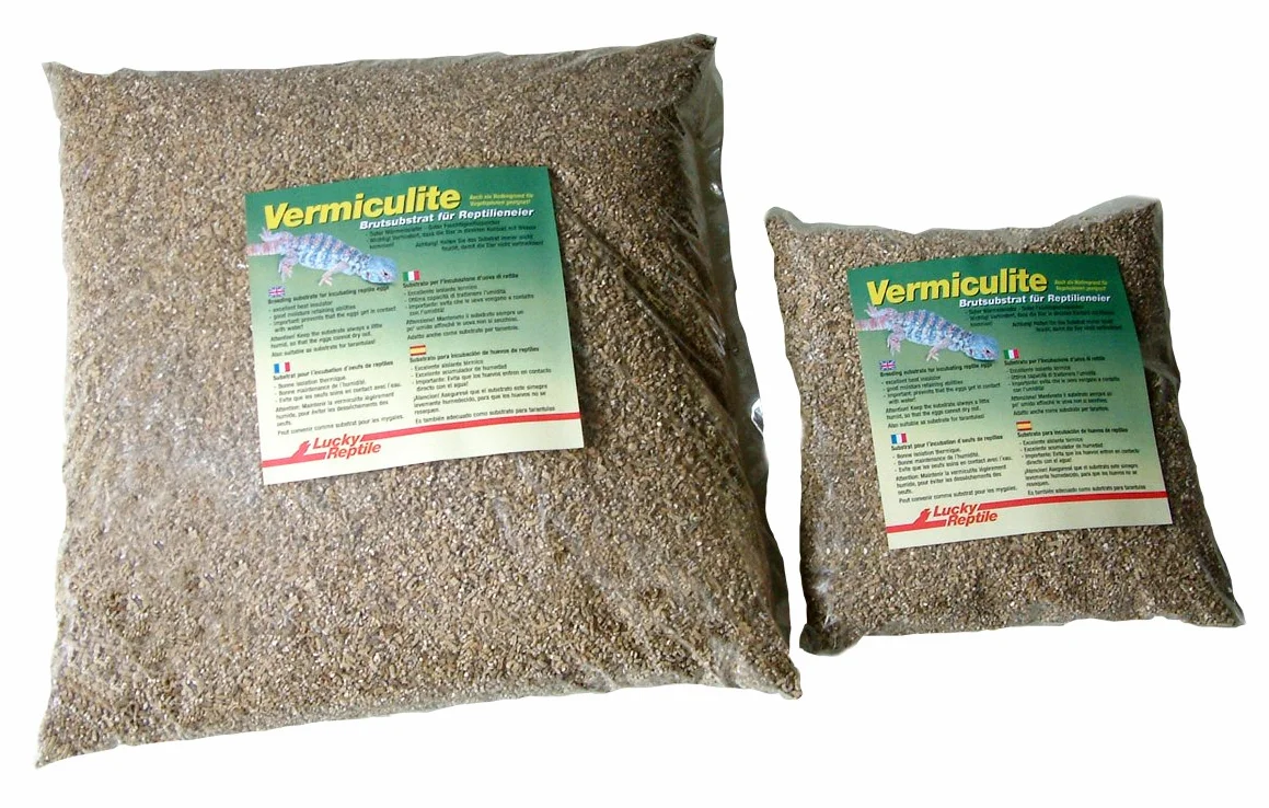 Lucky Reptile Vermiculite 5 L substrat d'incubation pour œufs de Reptiles