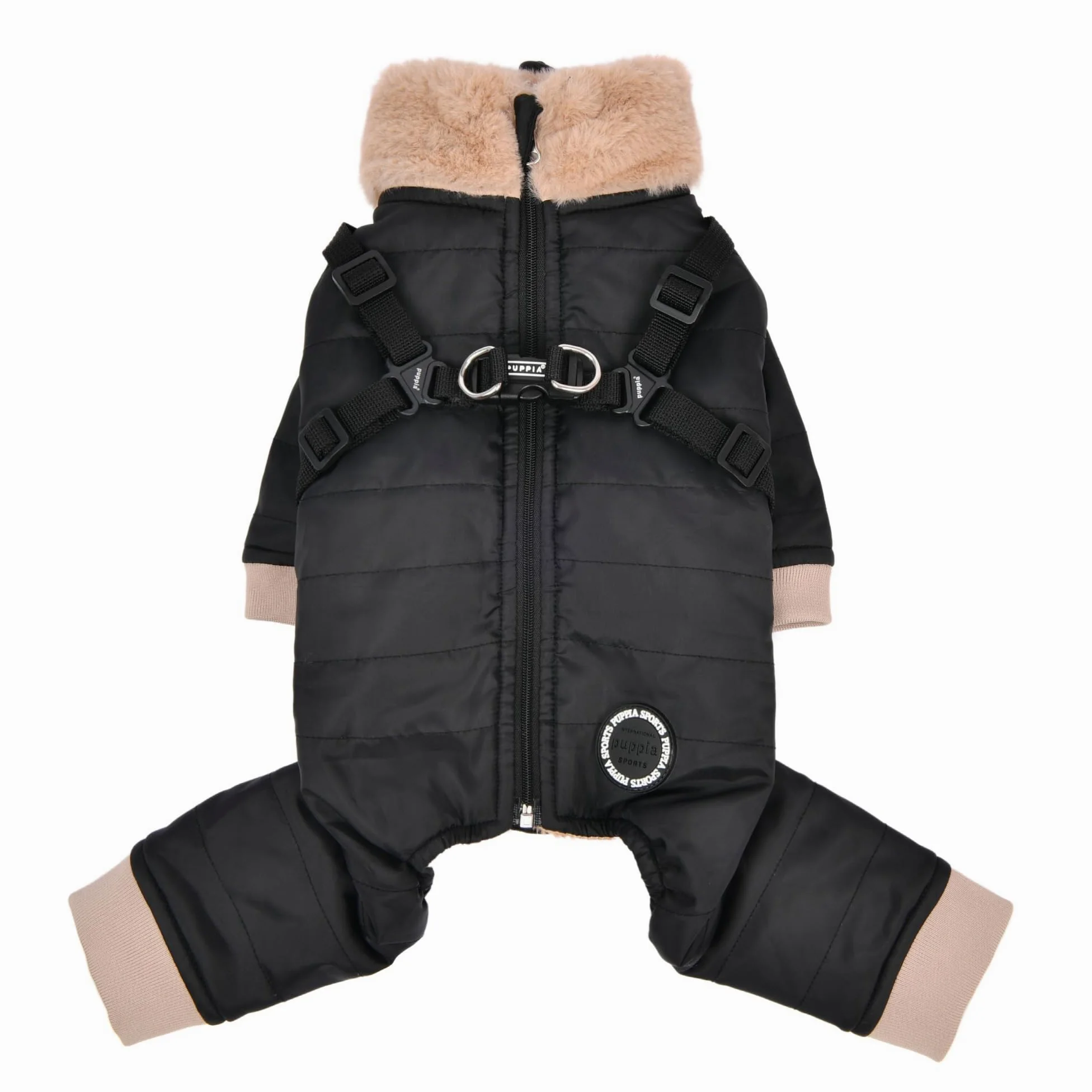 PUPPIA Everson Noir XXL Manteau pour Chien