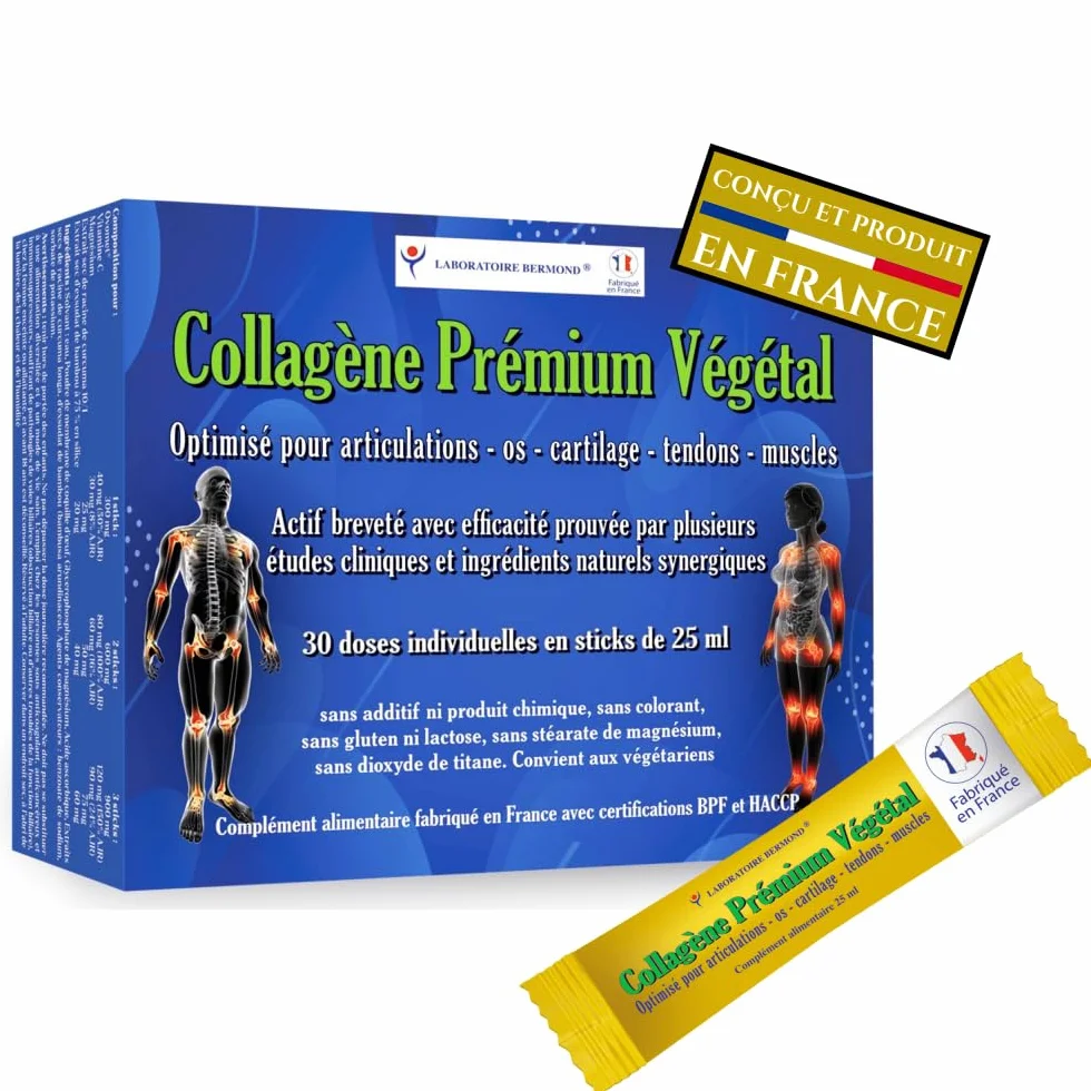Collagène Premium Végétal Laboratoire Bermond pour les articulations