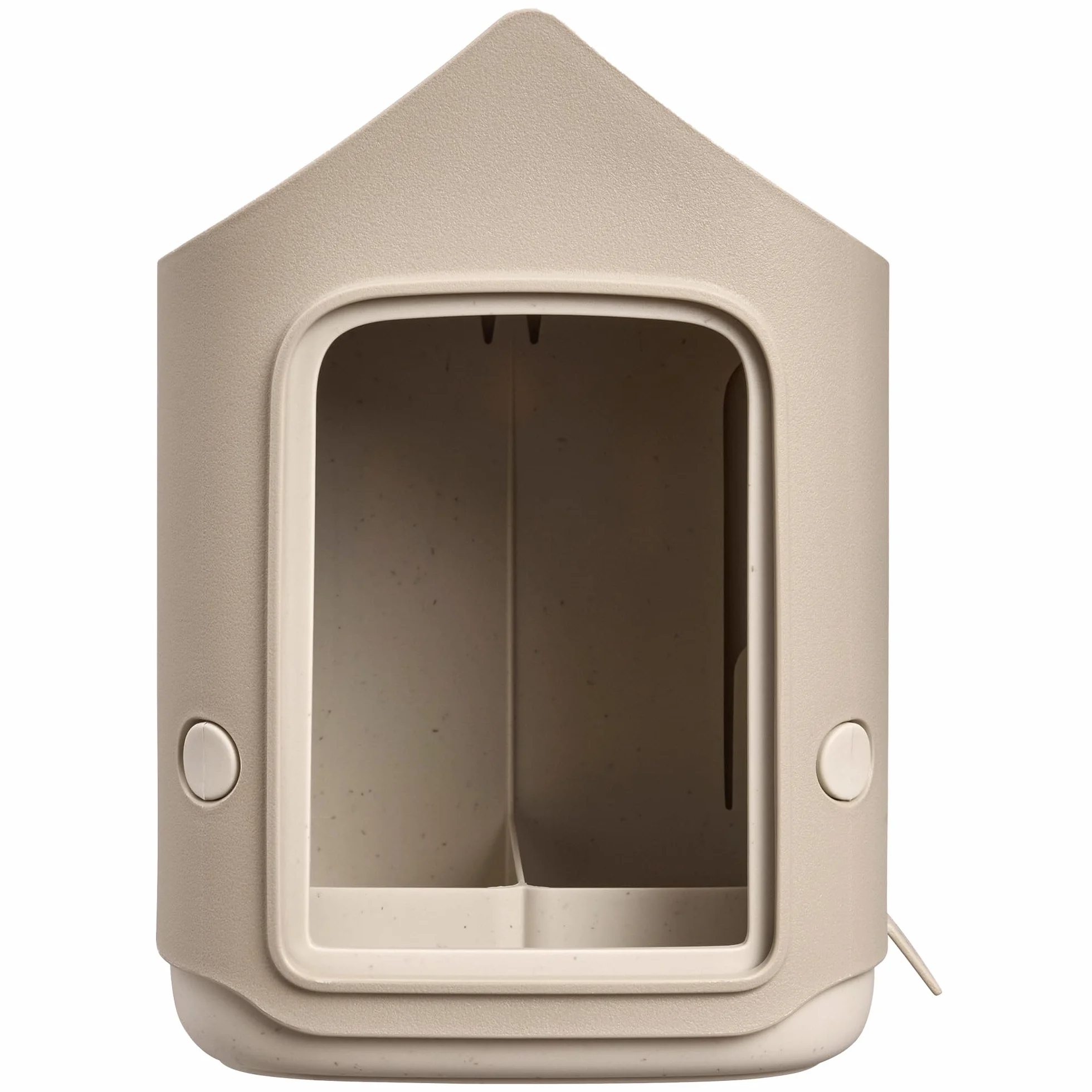 Elho Cosy Mangeoire à Oiseaux 18 cm Plastique Recyclé Beige