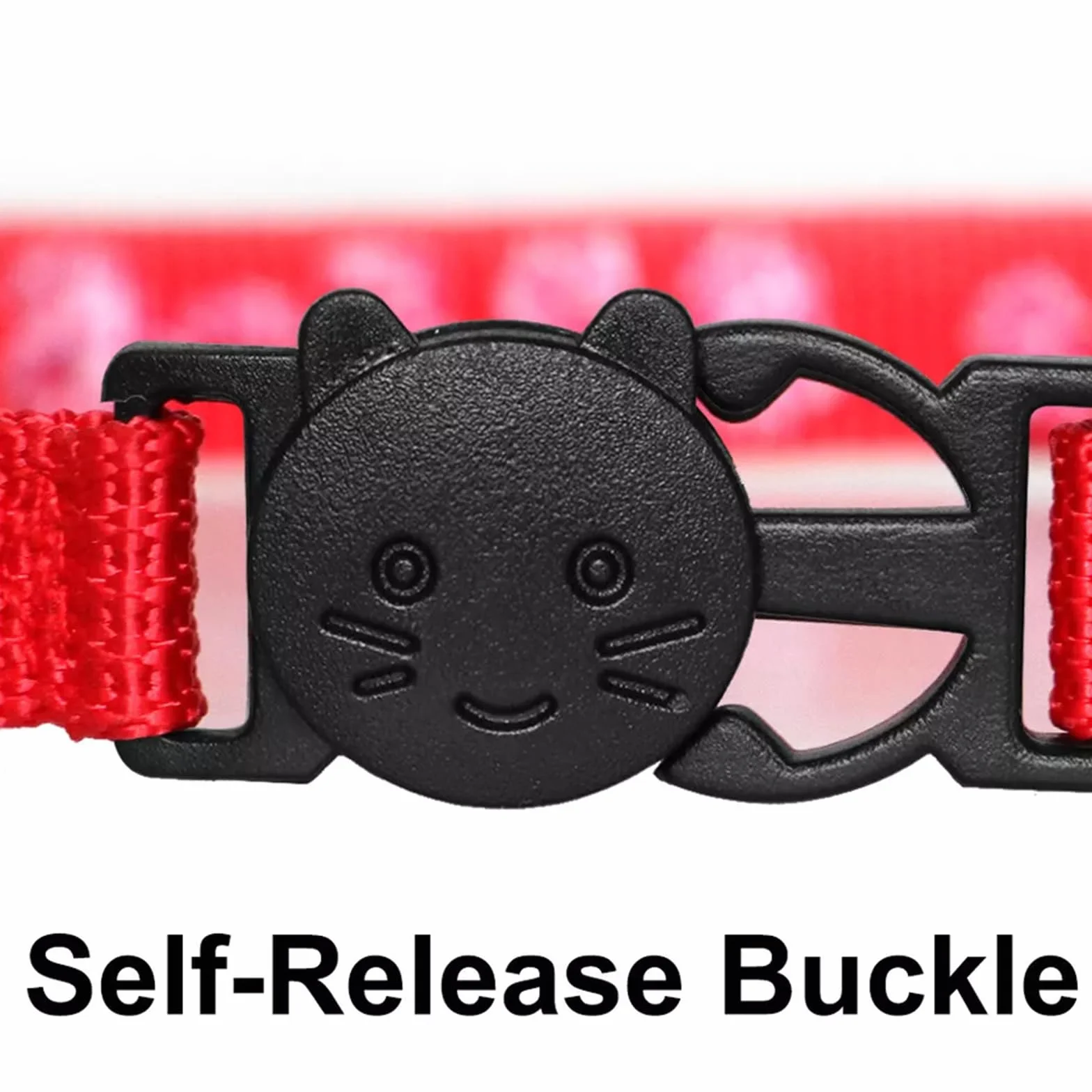 Collier de Chat personnalisé avec Nom et Numéro de Téléphone, Collier de Sécurité en Nylon, Boucle à Dégagement Rapide