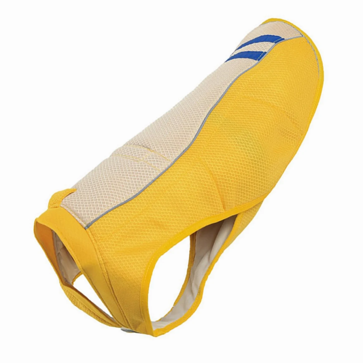 Abaodam Gilet Rafraîchissant pour Chien Jaune L Léger Respirant Protection Solaire Été Extérieur Animaux de Compagnie