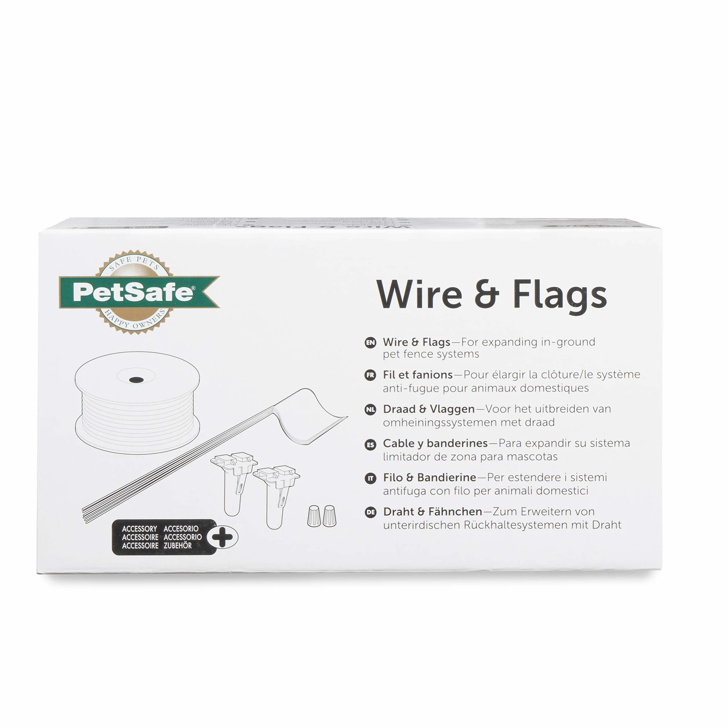 Petsafe Fence Wire and Flag Kit 152m 50 Flags Expand In-Ground Fence