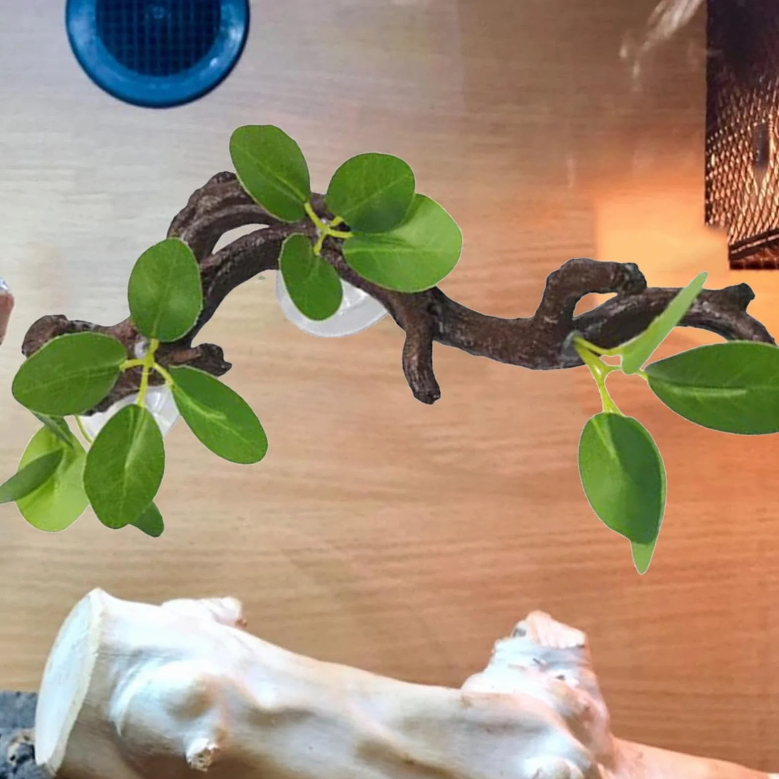 Branches pour Reptiles, Branches de Reptiles, Suction Cup Reptile Log | d'enrichissement, décoration d'enceinte de Serpents, décoration de Terrarium de Serpent pour lézards,