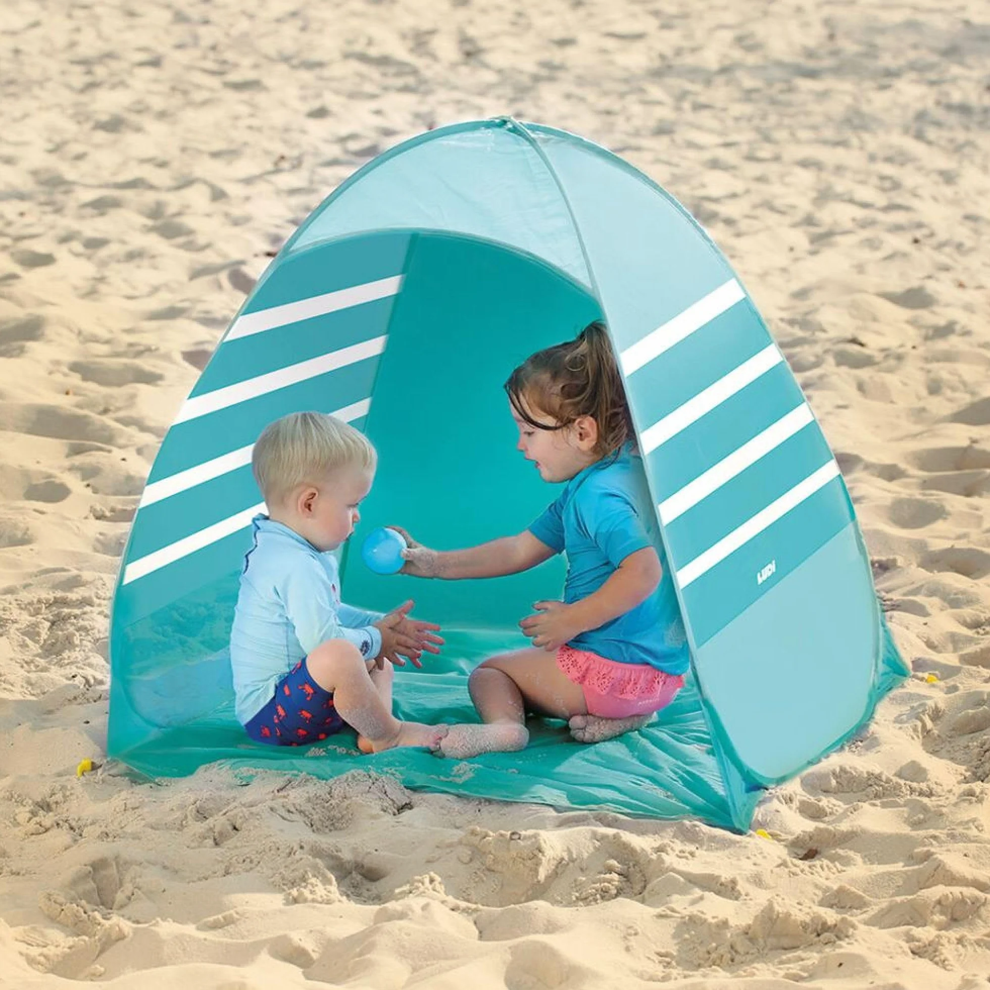 Tente Minute Anti-UV pour Enfants avec Plateau de Jeu LUDI