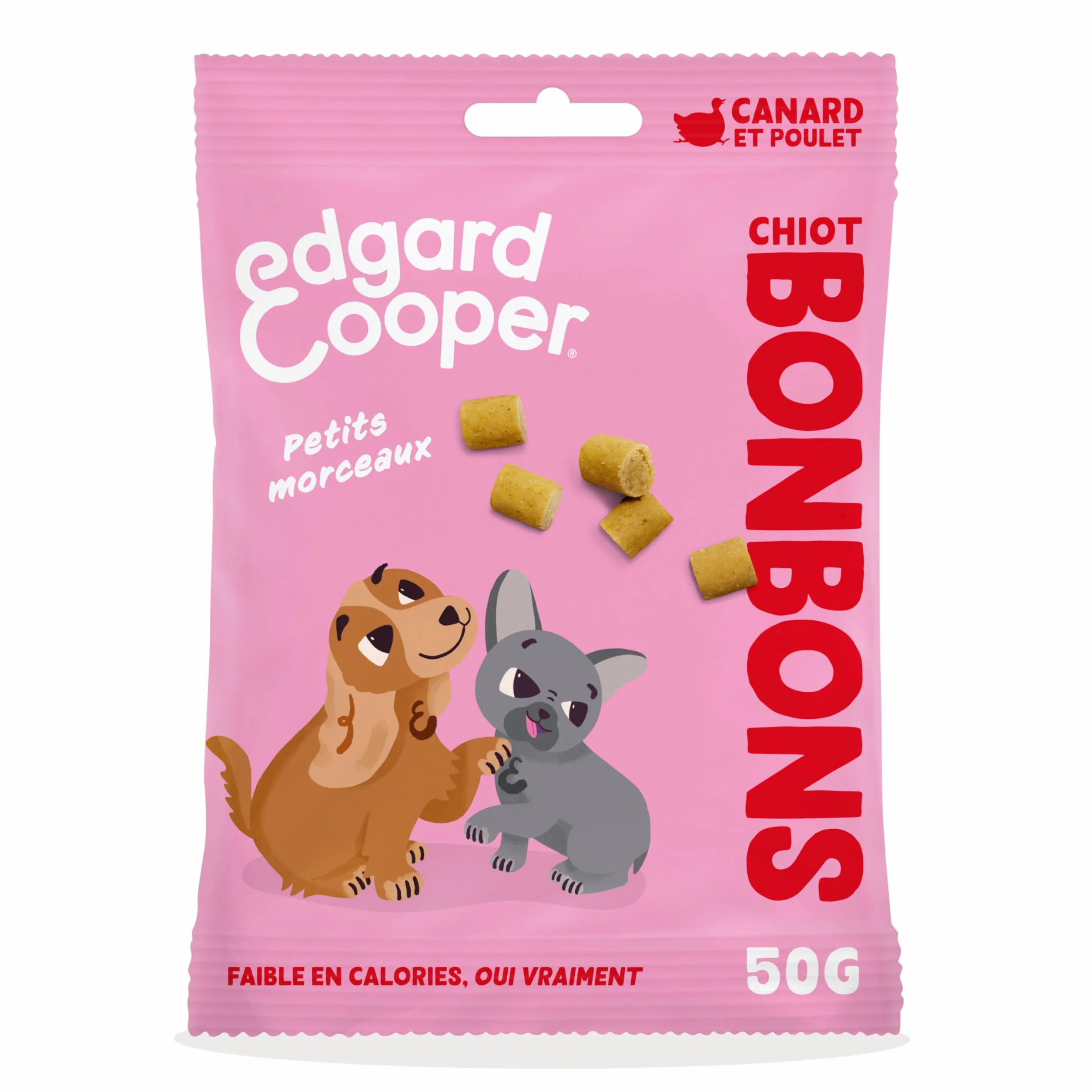 Edgard & Cooper Friandises pour Chien Naturelles sans Céréales Canard 50g