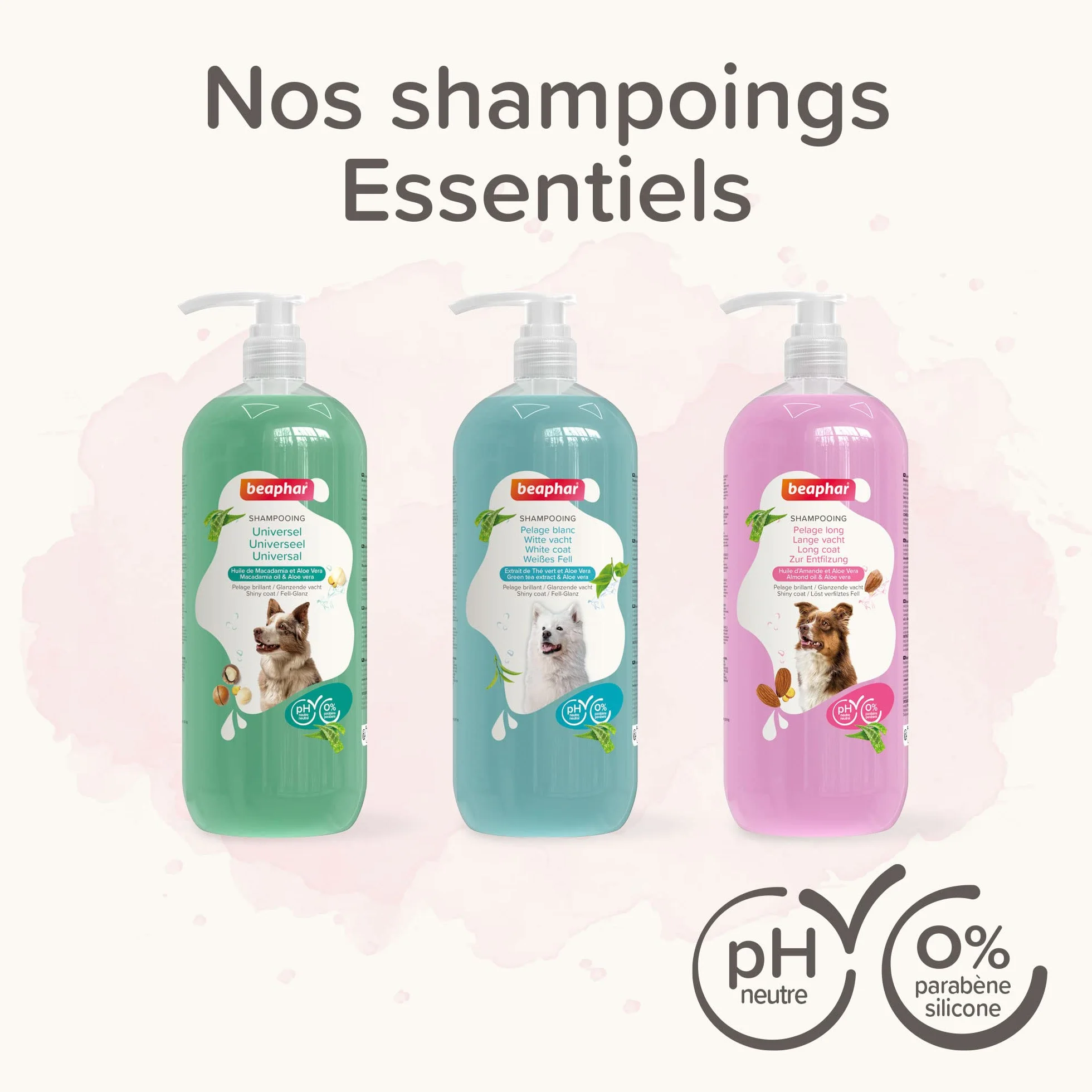 BEAPHAR Shampooing Essentiel Universel pour Chat Extra-Doux 250 ML