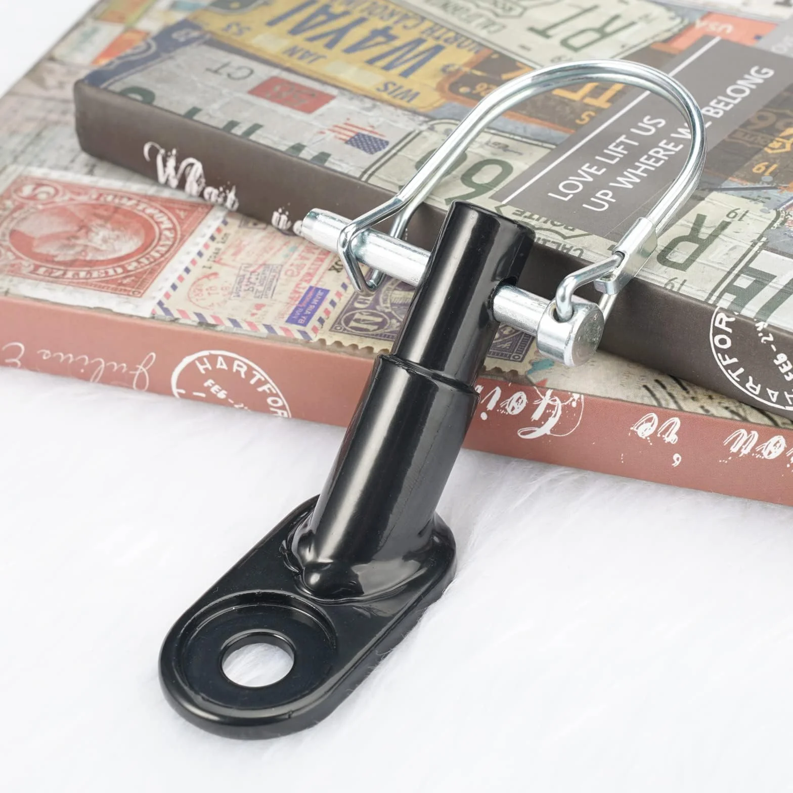 Jinsion Connecteur Attache Adaptateur Remorque Vélo Noir Famille Enfants