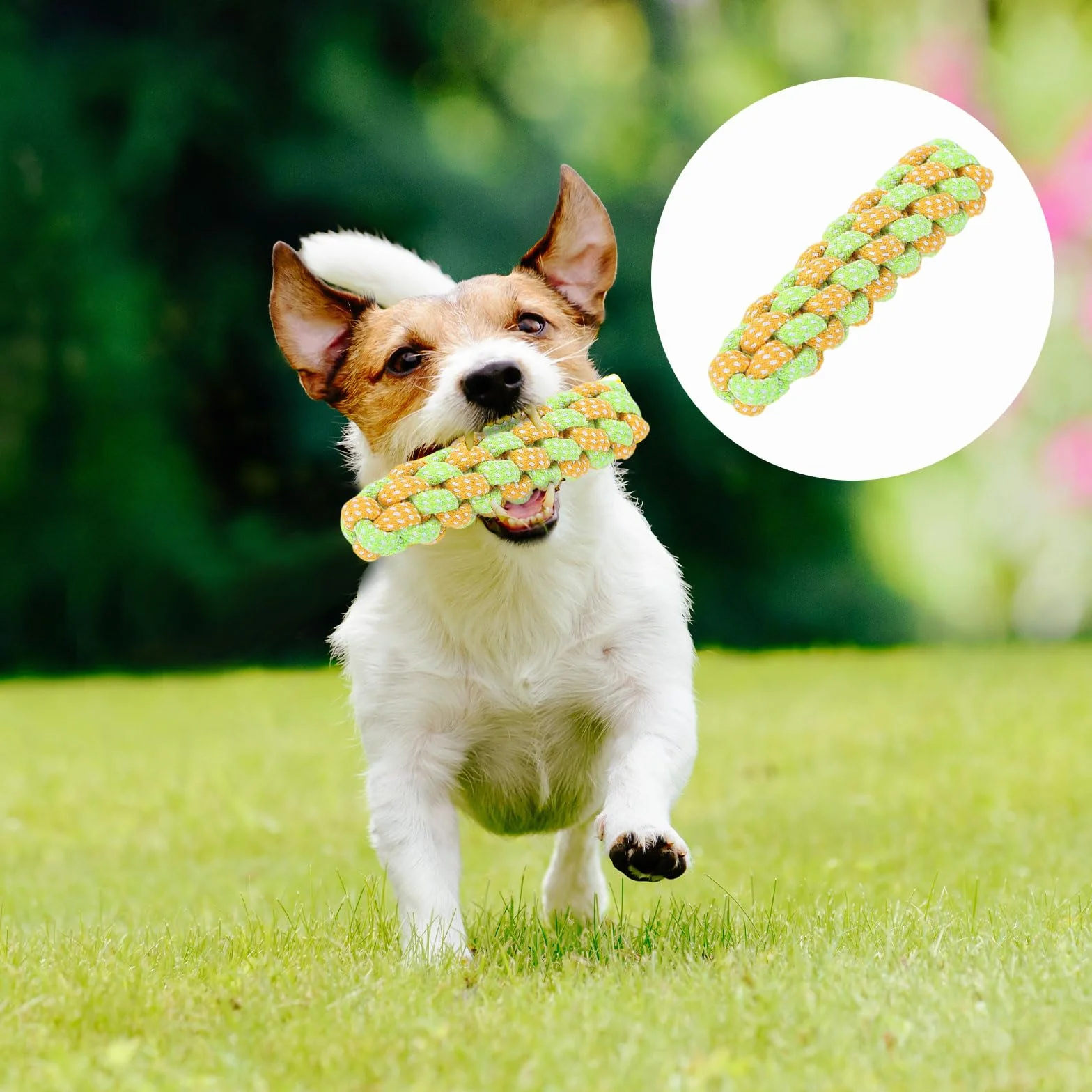 Corde Chien Jouet pour Chien Indestructible Jouets a Mâcher Robustes 400g