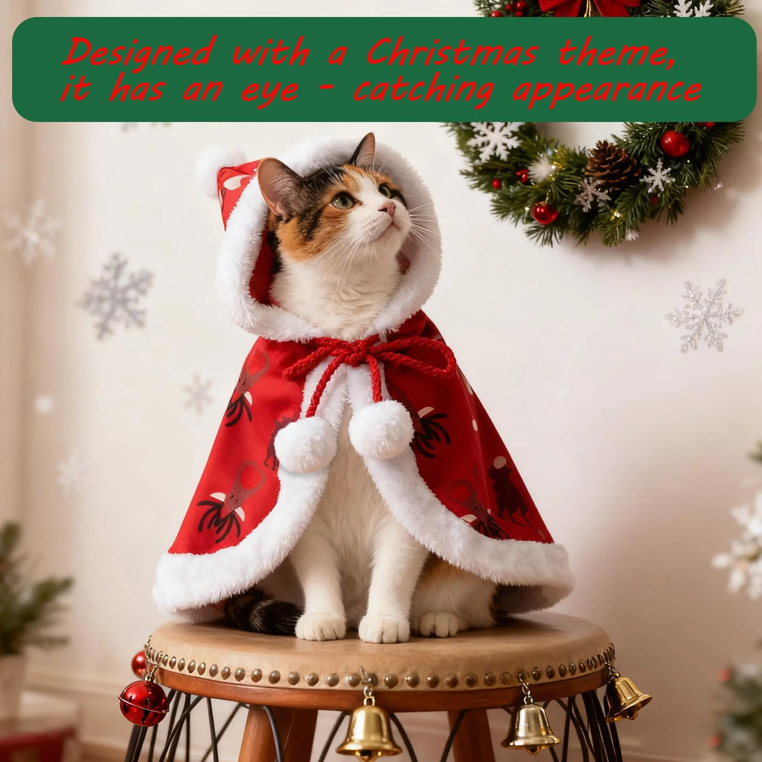 Deguisement de Noël pour Chien Chat Costume Animaux
