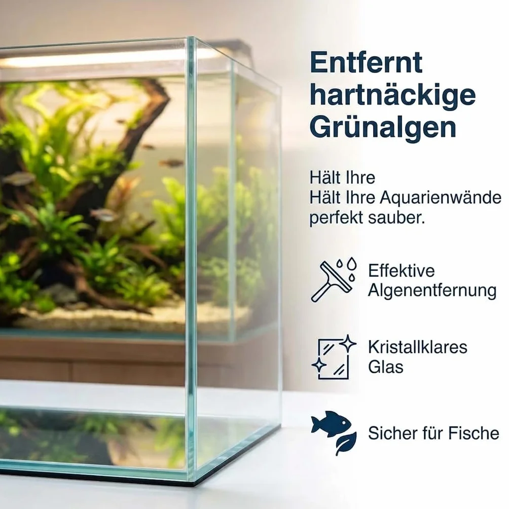 Clarificateur d'eau pour Aquarium À Action Rapide, 2026 Nouve Conditionneur Eau Aquarium, Naturel, Respectueux des Plantes, sans Danger pour Les Poissons, Efficace Toute L'année (2)