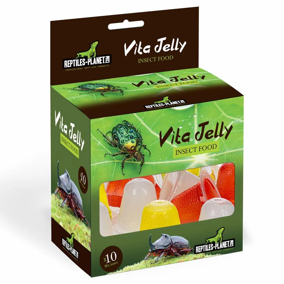 REPTILES PLANET Nourriture Vita Jelly Mix Insectes 10 Pièces