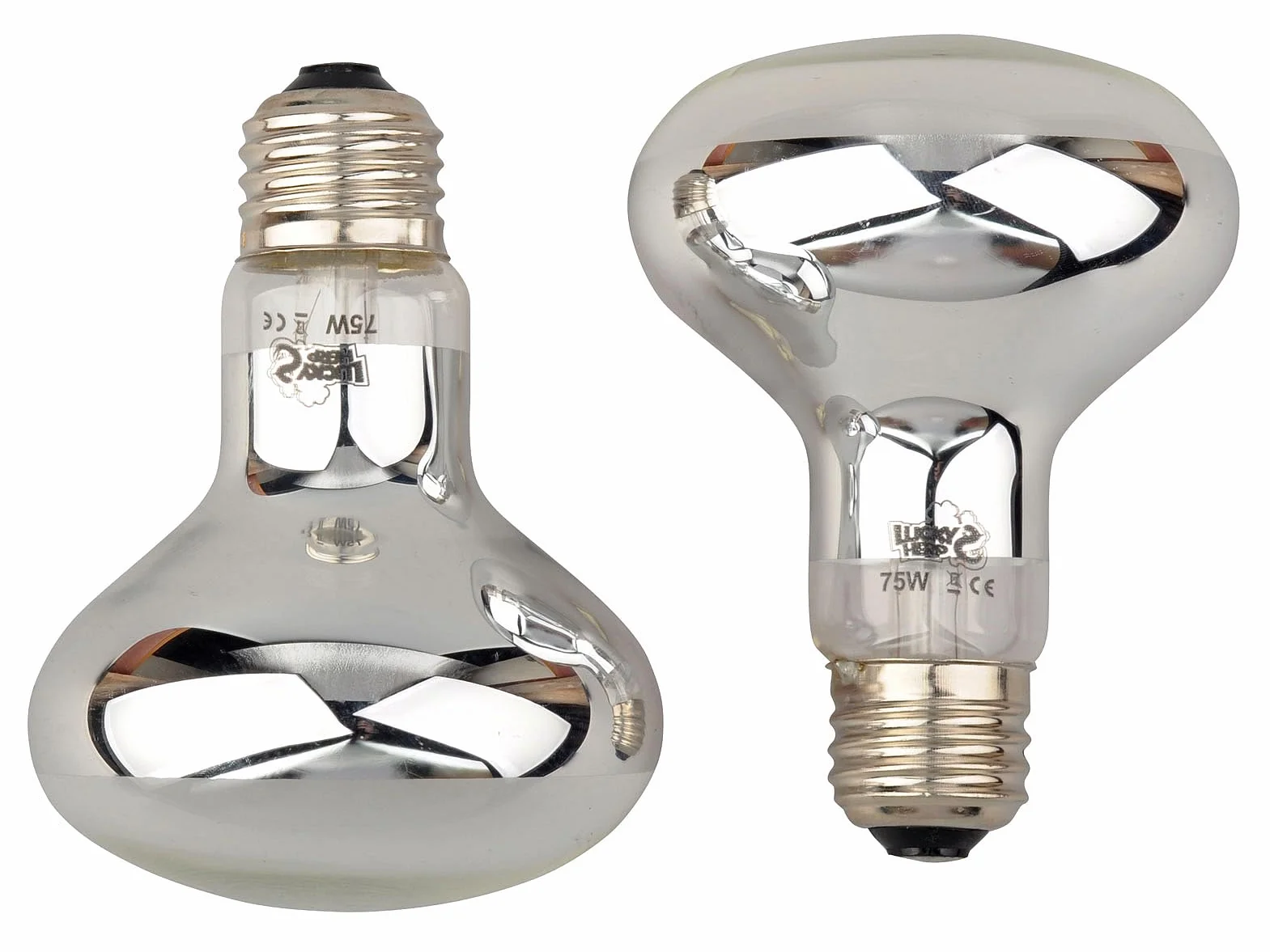 Lucky Herp Lot de 2 ampoules lampe chauffante reptiles 75 W