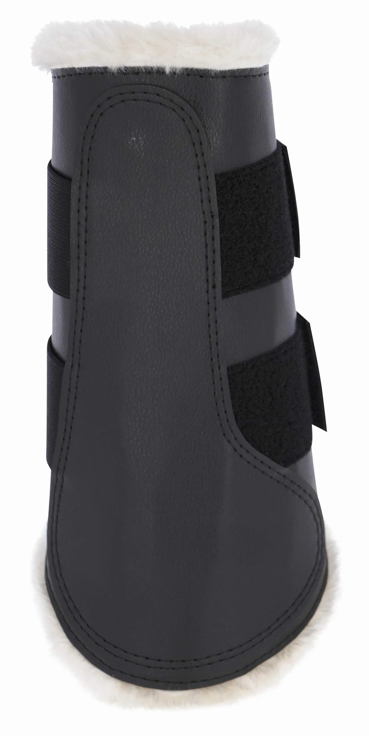 KERBL Guêtres de Dressage Fleece Arrières Cheval Noir Full 33 cm