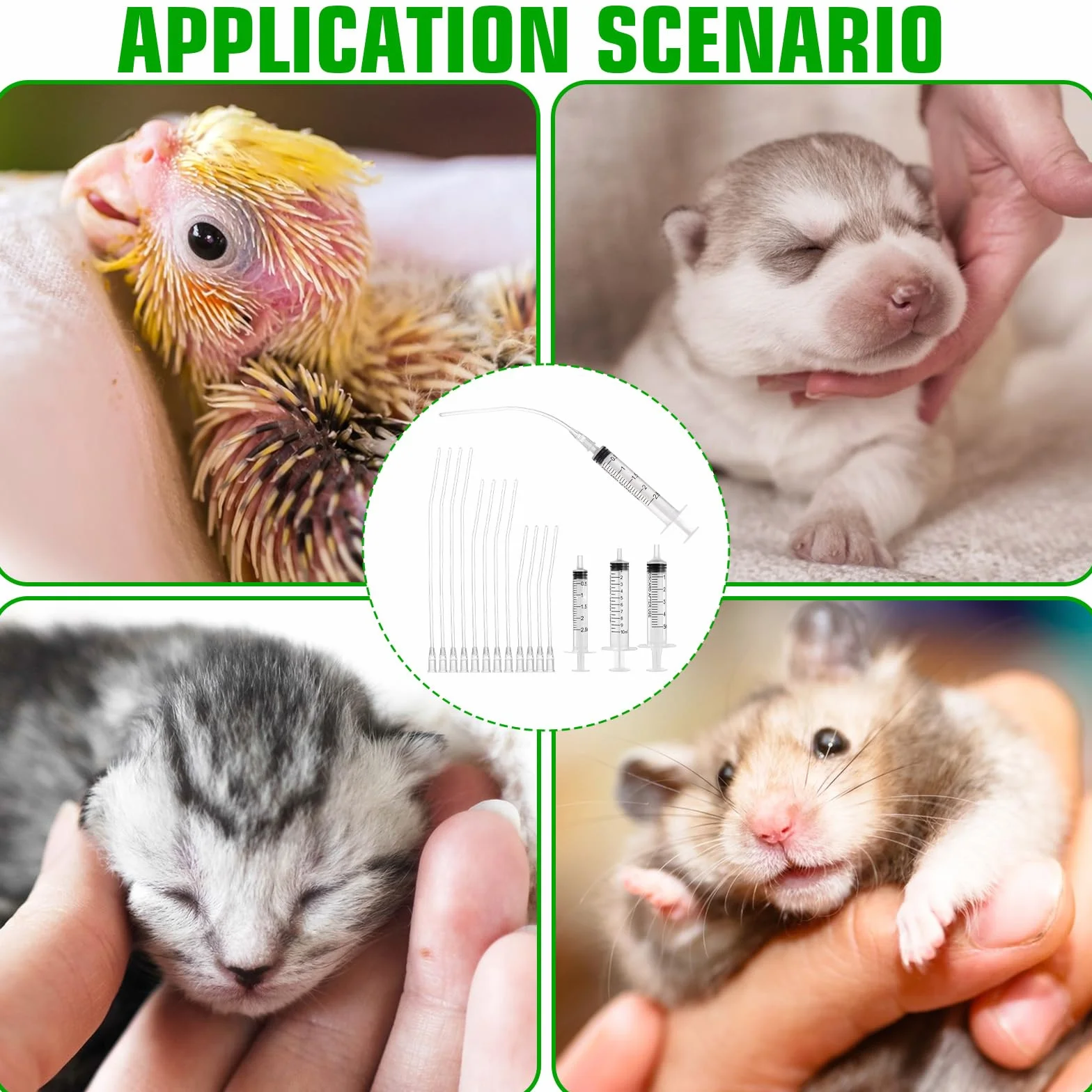 Lot de 15 tuyaux 10 ml seringues avec tuyau accessoires pigeons mangeoires outils d'alimentation manuelle sonde bébés oiseaux