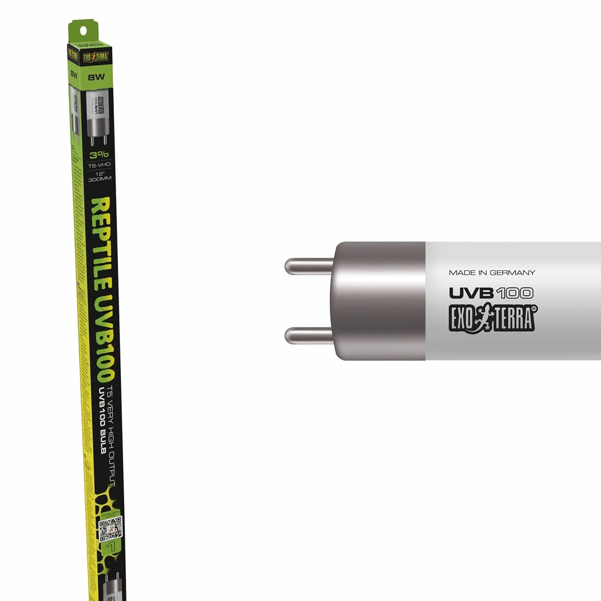Exo Terra Reptile UVB100 T5 Lampe 8W 12" 300mm