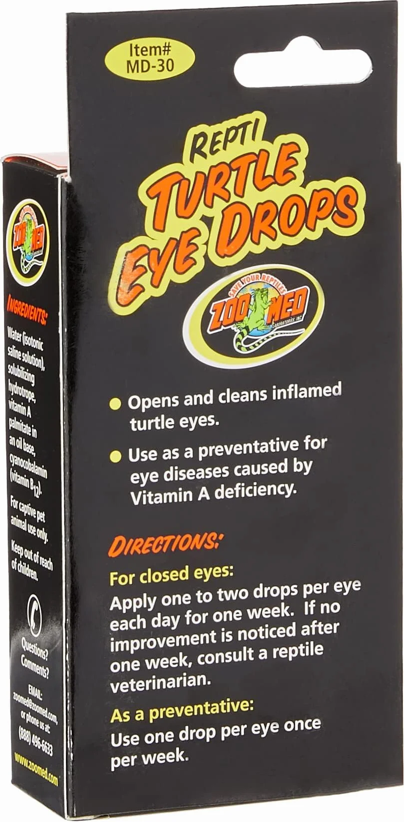 Repti-turtle eye drops Collyre tortue caméléons