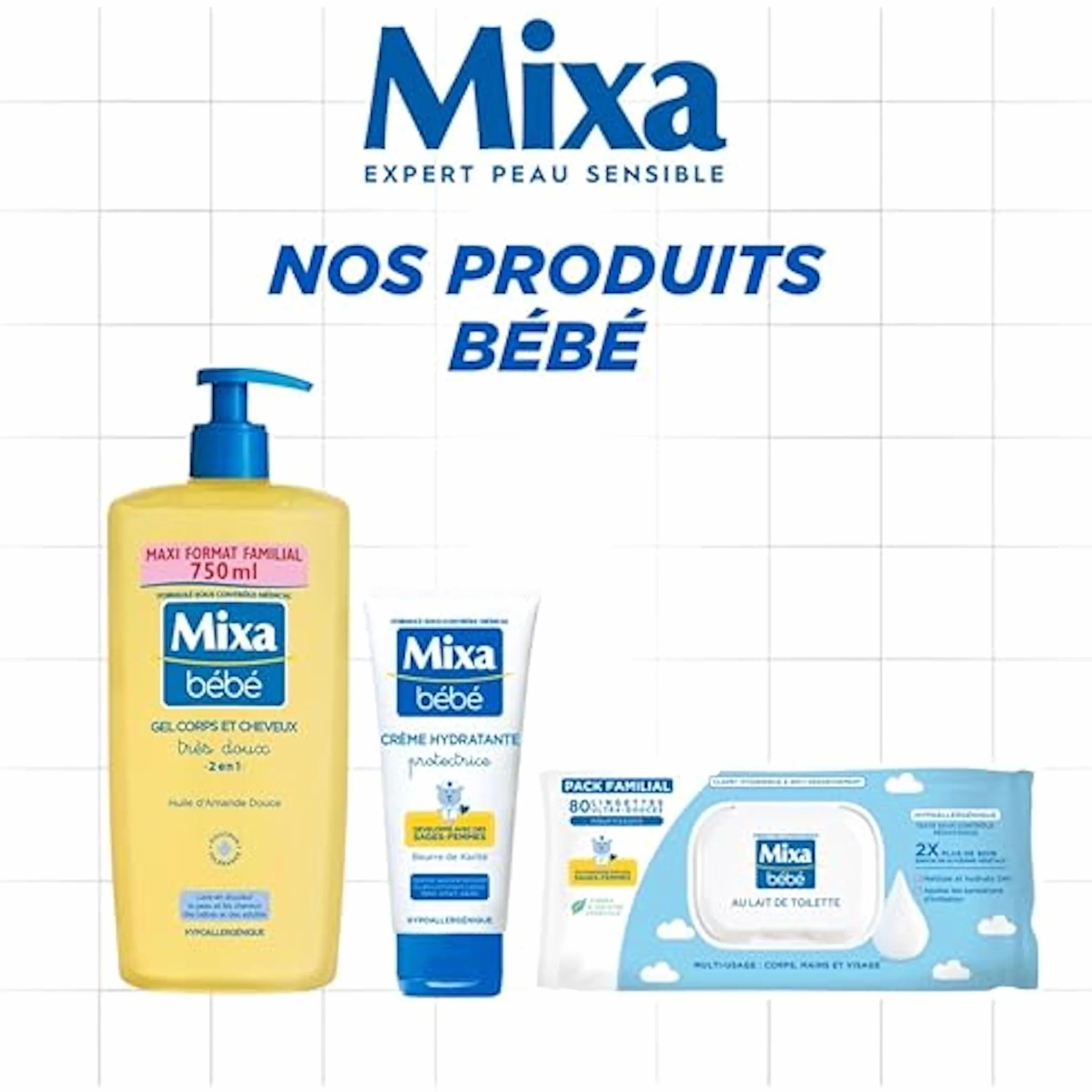Mixa Bébé Shampooing Démêlant Très Doux Karité 300ml