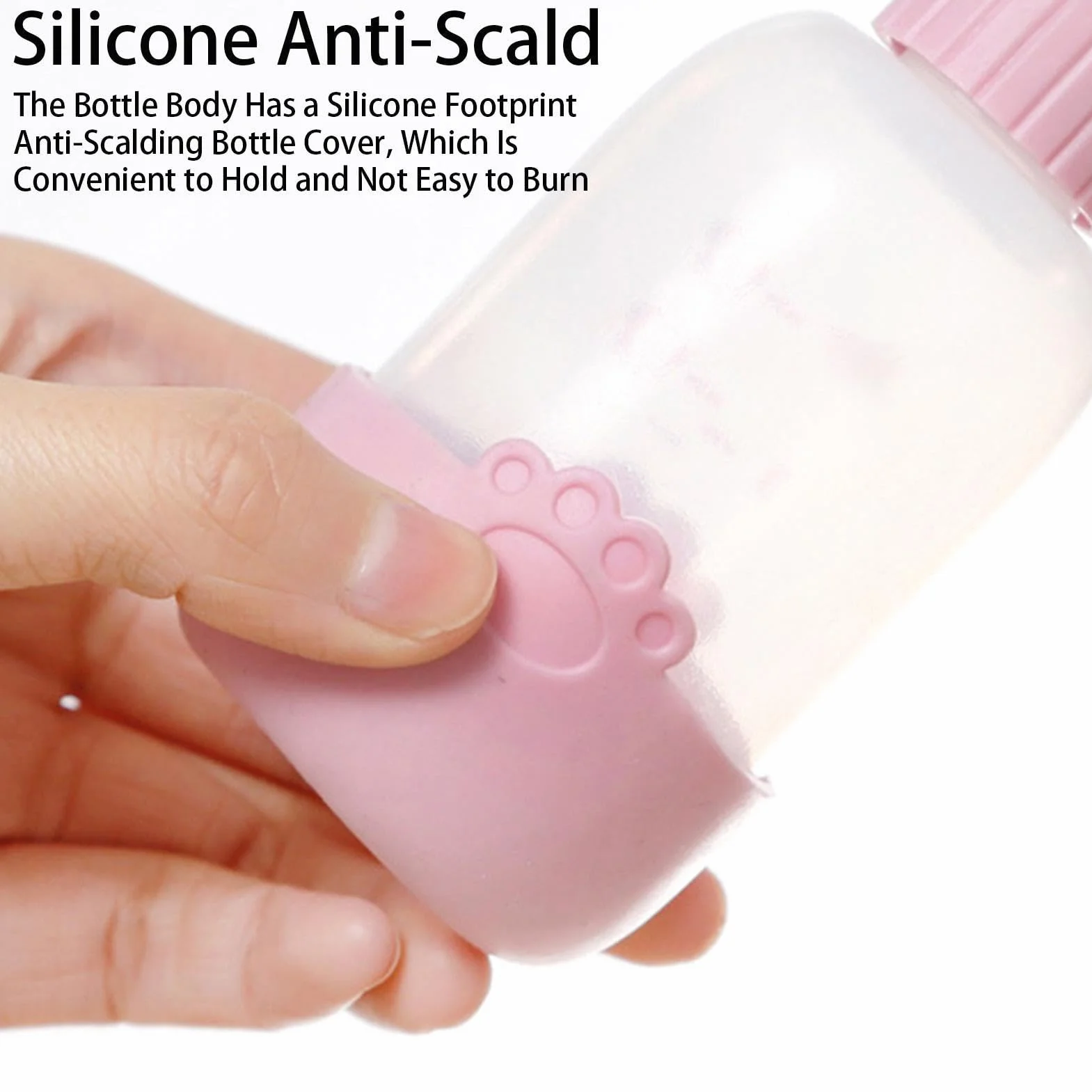 Biberon d'alimentation pour chaton 100 ml - Mangeoire à lait avec tétine et brosse