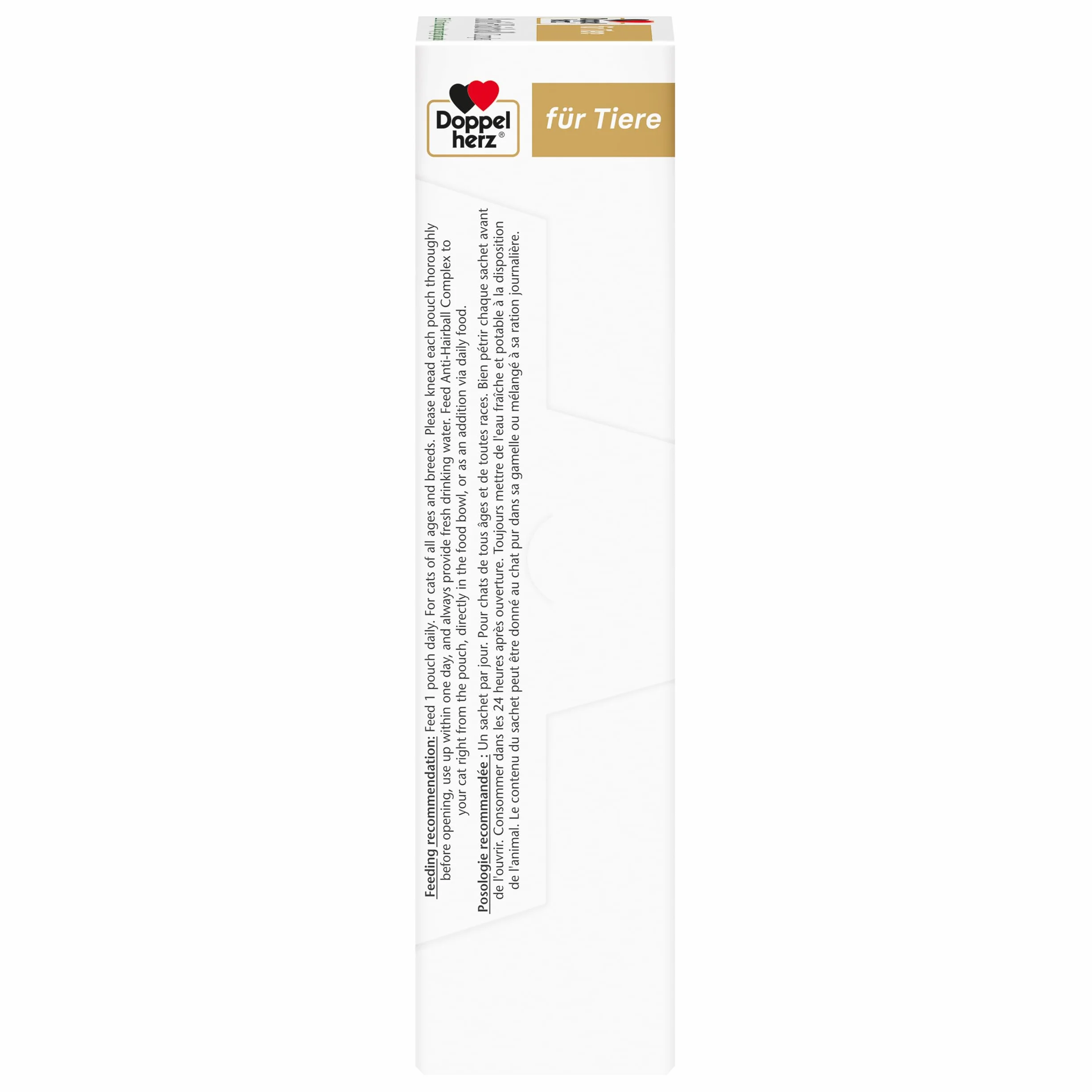 Doppelherz Anti-Hairball Complex pour Chats – 25 Licks crémeux – Facilite la Digestion des Boules de Poils