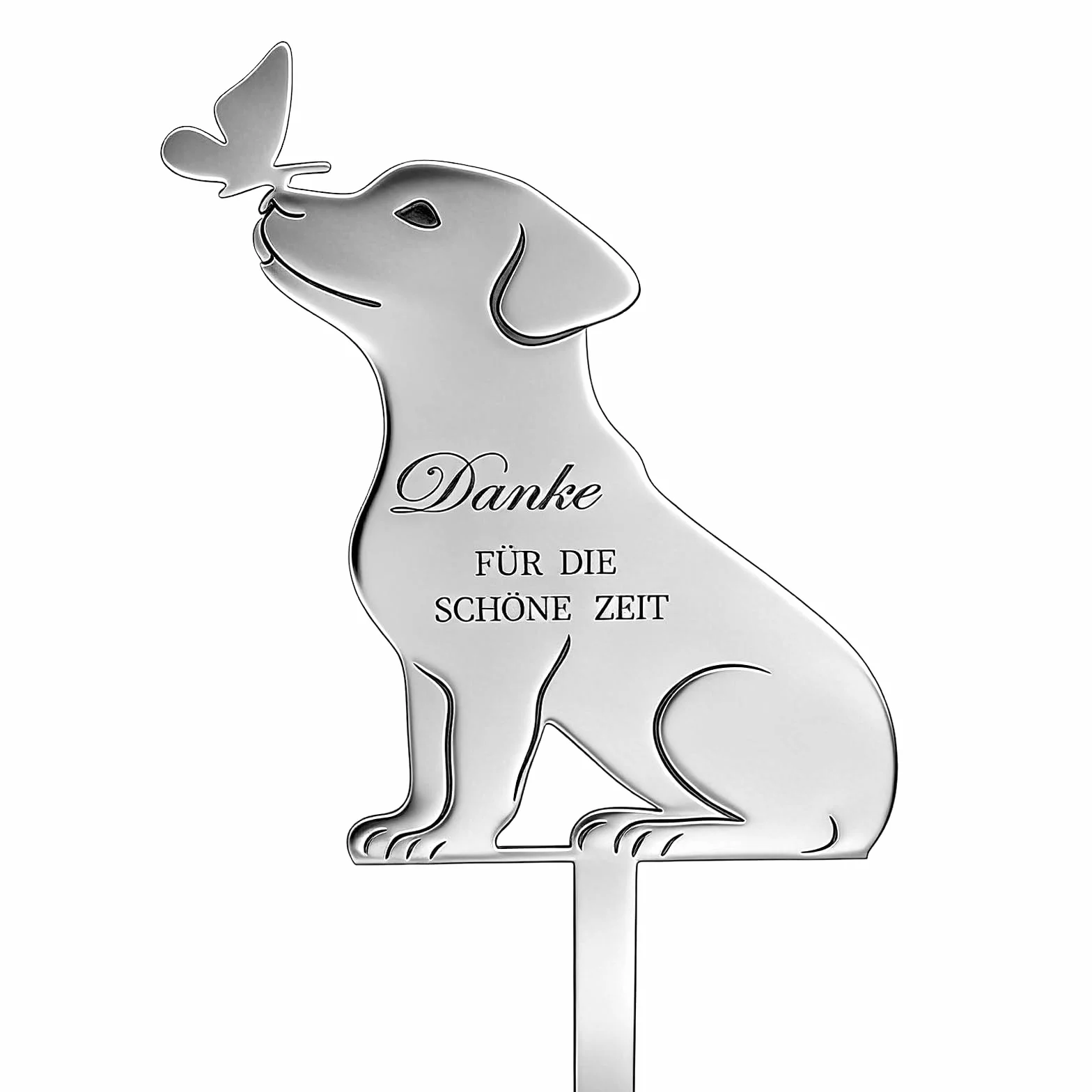Plaque Commémorative Chien Pierre Tombale 30x15 cm Résistante aux Intempéries Décoration Funéraire Extérieure