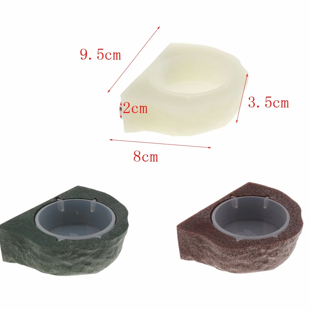 Mini mangeoire magnétique pour gecko, nourriture ou eau Vert