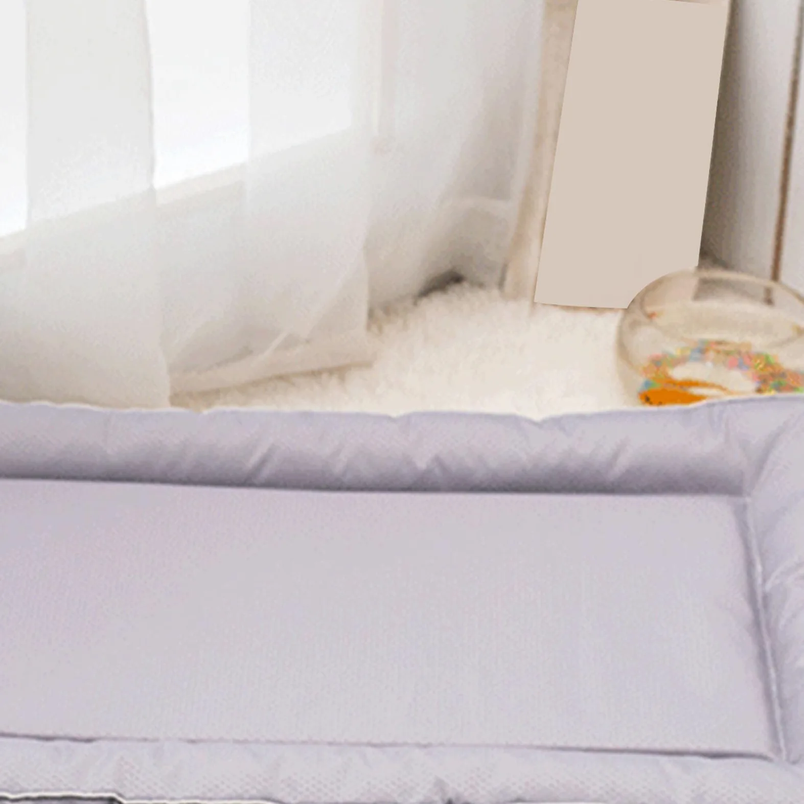Coussin Imperméabilisant pour Cage de Lit pour Chien pour Un Repos Confortable pour Animaux de Compagnie, Tapis de Chenil Antidérapant pour Cage à Chien, Tapis pour Lavable en Machine pour
