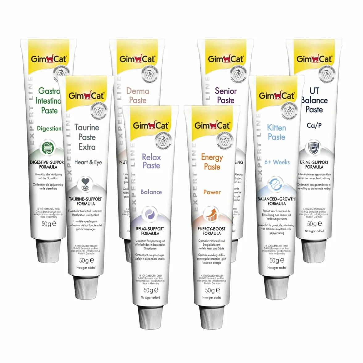 GimCat EXPERT LINE Pâte Senior Snack fonctionnel chats 7 ans 1 tube 50 g