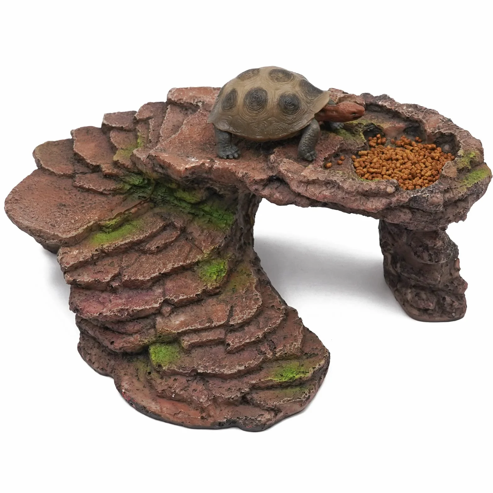 Cachette Reptile Plateforme Tortue Terrasse Cave Salamandre Gecko Leopard Cache Reptile Cave Dragon Barbu Sanctuaire Habitat Terrarium Decoration