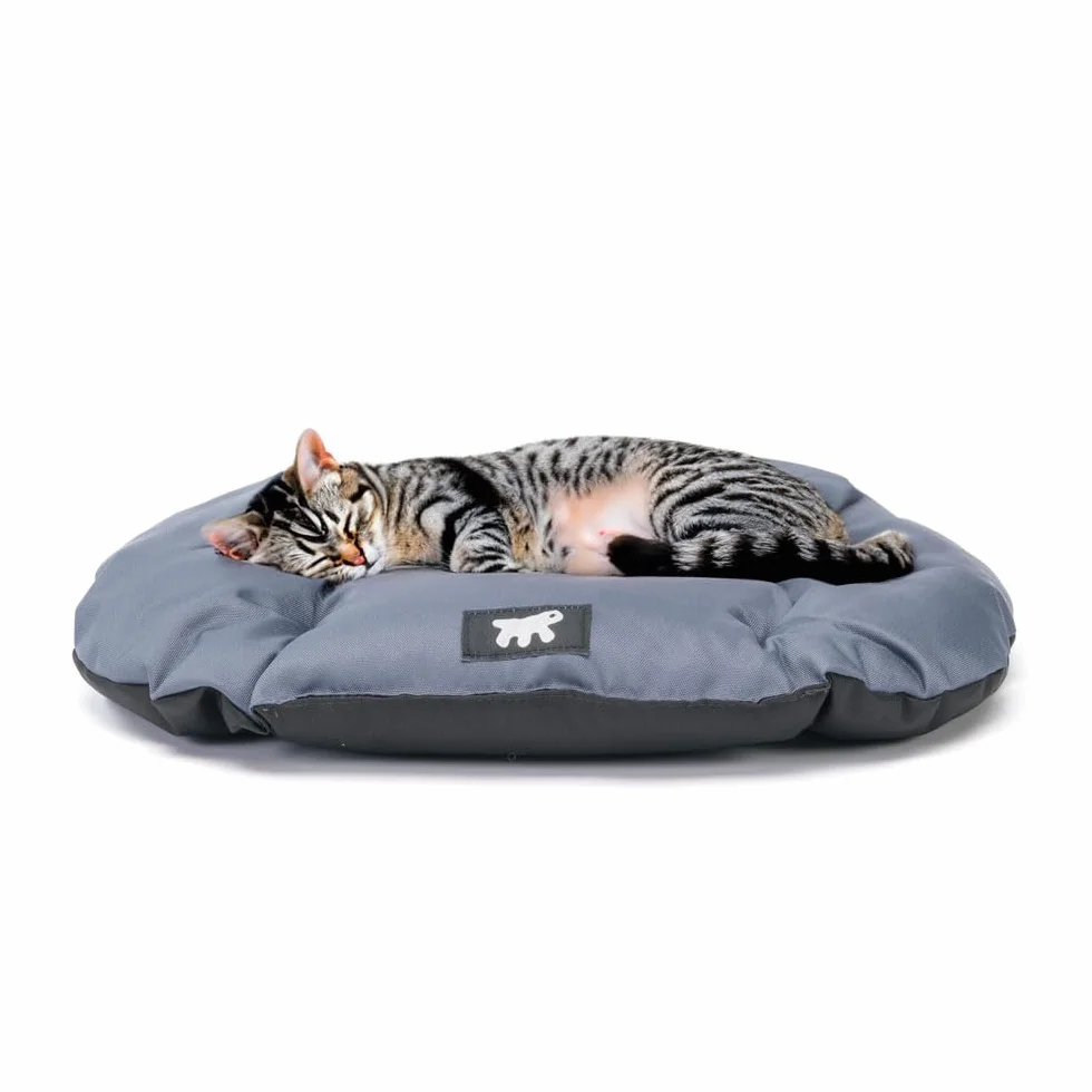 Ferplast Panier Chat Coussin Imperméable pour Chiens Petite Taille 43x30x3 cm Gris