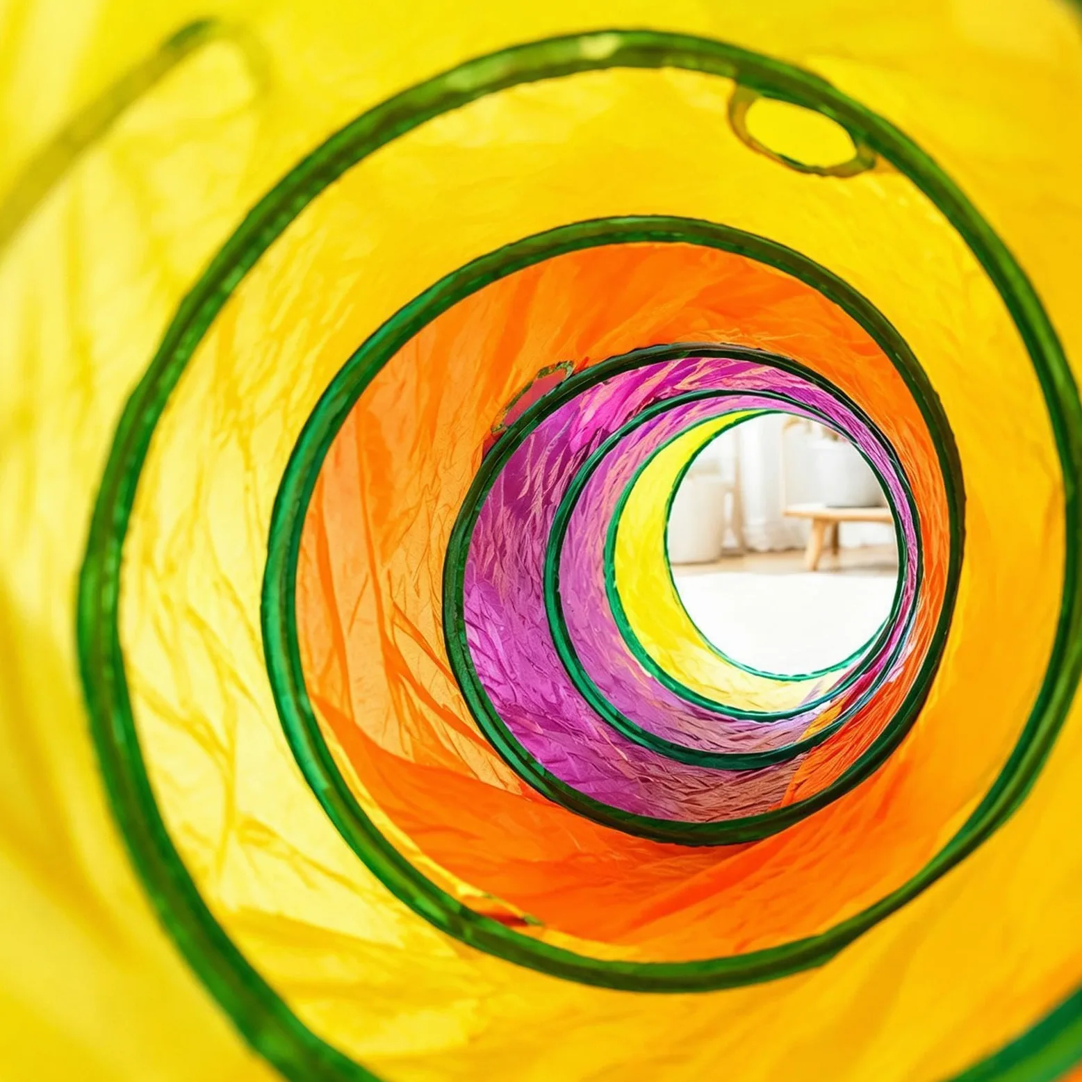 Tunnel pour Chat et Petits Animaux 6 Voies Pliable Lavable pour Animaux | Jouet Tunnel D'Intérieur Pour Chatons Convient Aux Chiots, Lapins, Furets, Pelouse, Salon, Cour, Parc, Appartement Et Exté