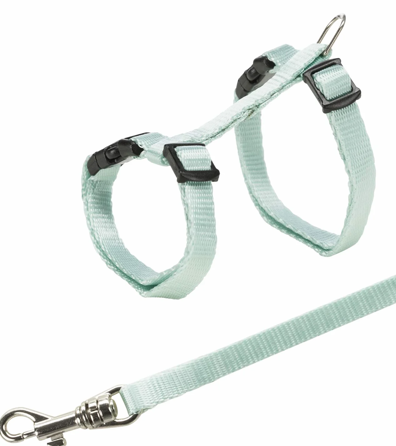 Trixie Set Collier Harnais pour Chatons et Chats Plomb
