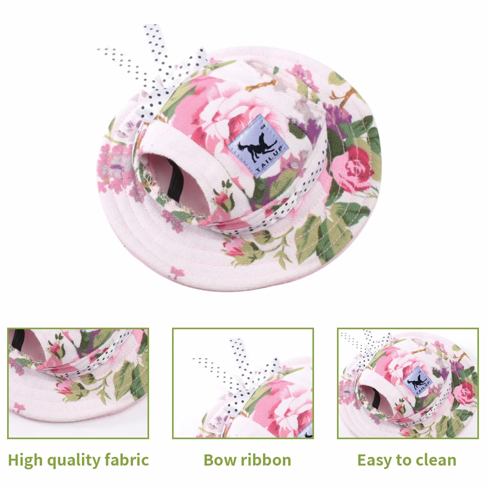 Chapeau de Soleil réglable pour Chien - Casquette de Baseball avec Trous d'oreille - Visière d'été pour Animaux de Compagnie - pour Sports de Plein air - Solaire pour Petits Chiens, Chiots, Chats