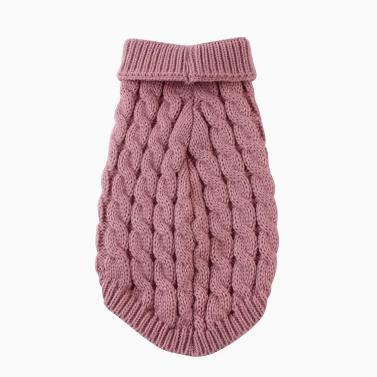 Kikbax 1 pièces Chien vêtements Chaud Pull en Tricot Chiot Tricot col roulé Pull vêtements Chien tricoté Manteau Pet Supplie (Color : 05, Size : M)