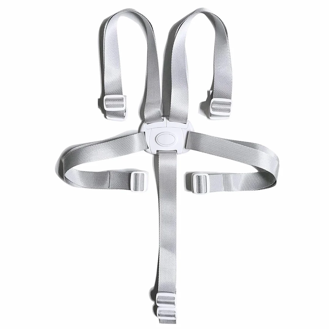 Harnais 5 Points pour Poussette, Sangle de Sécurité Ajustable pour Chaise Haute Bébé