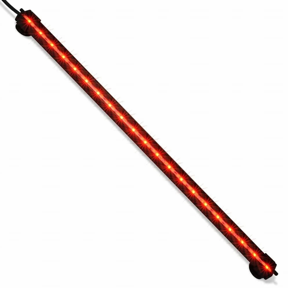 Lampe LED de Bulles d'aquarium RVB 56,5 cm, Éclairage LED pour Aquarium