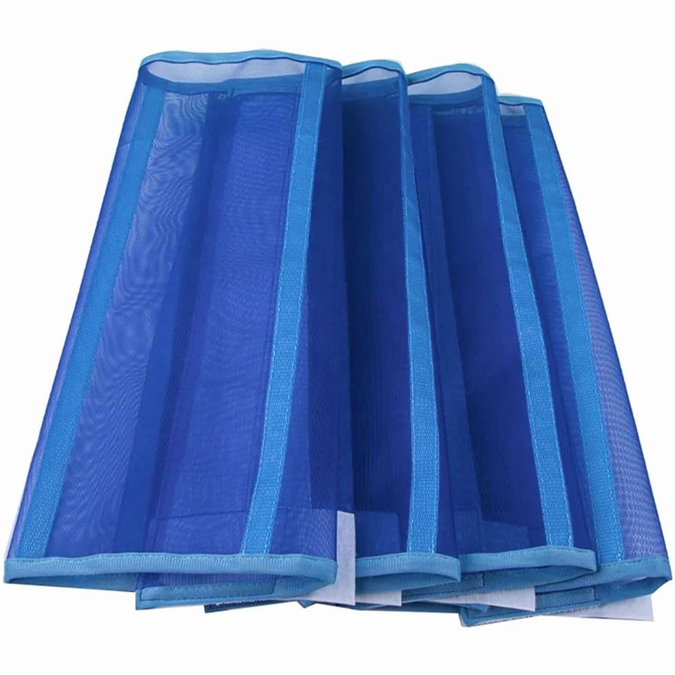 Lot de 4 protège-Sabots Anti-moustiques pour Chevaux, guêtres en Maille Respirante