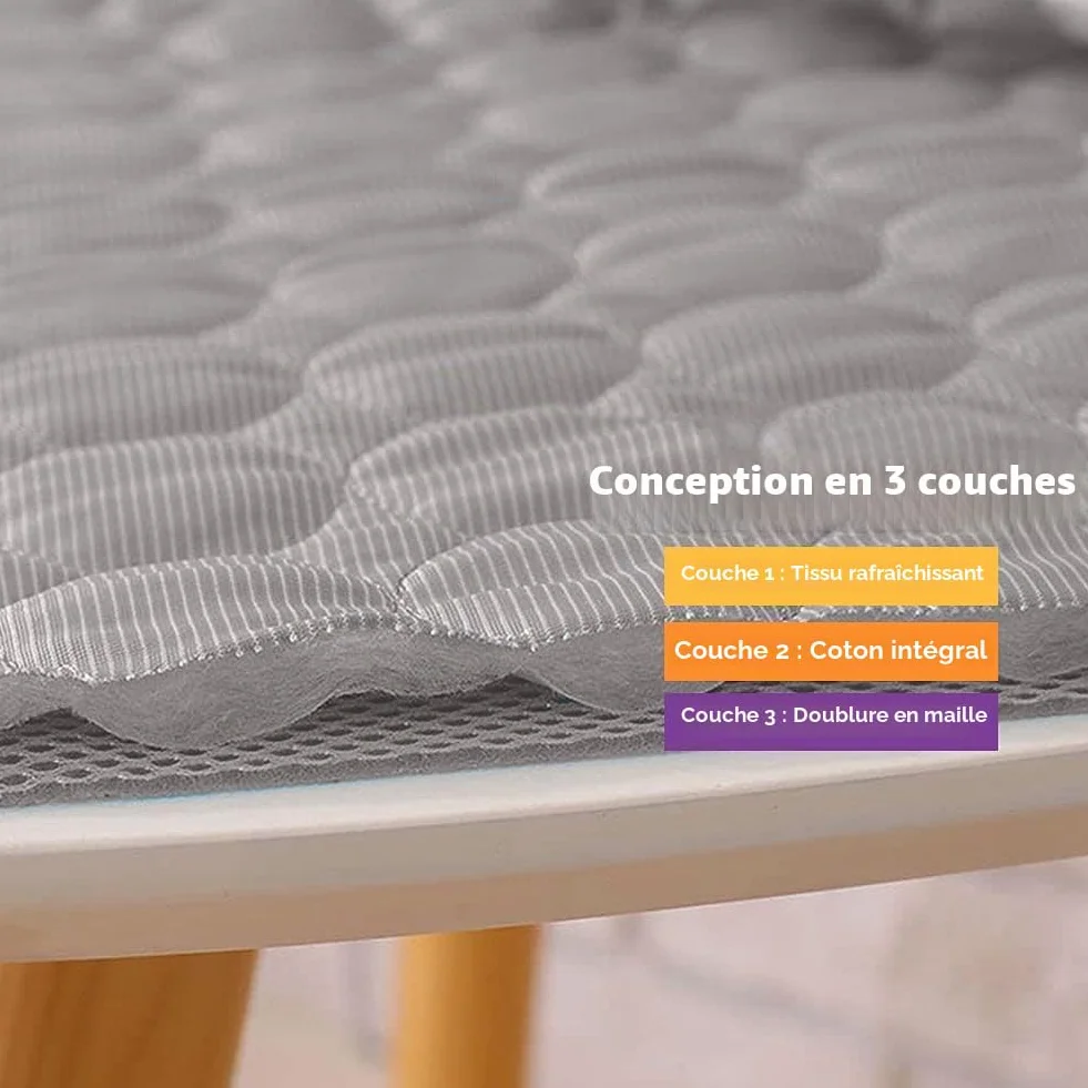 Tapis Rafraîchissant pour Chien et Chat, Pet Cooling Mat Petite Moyenne Taille Durable