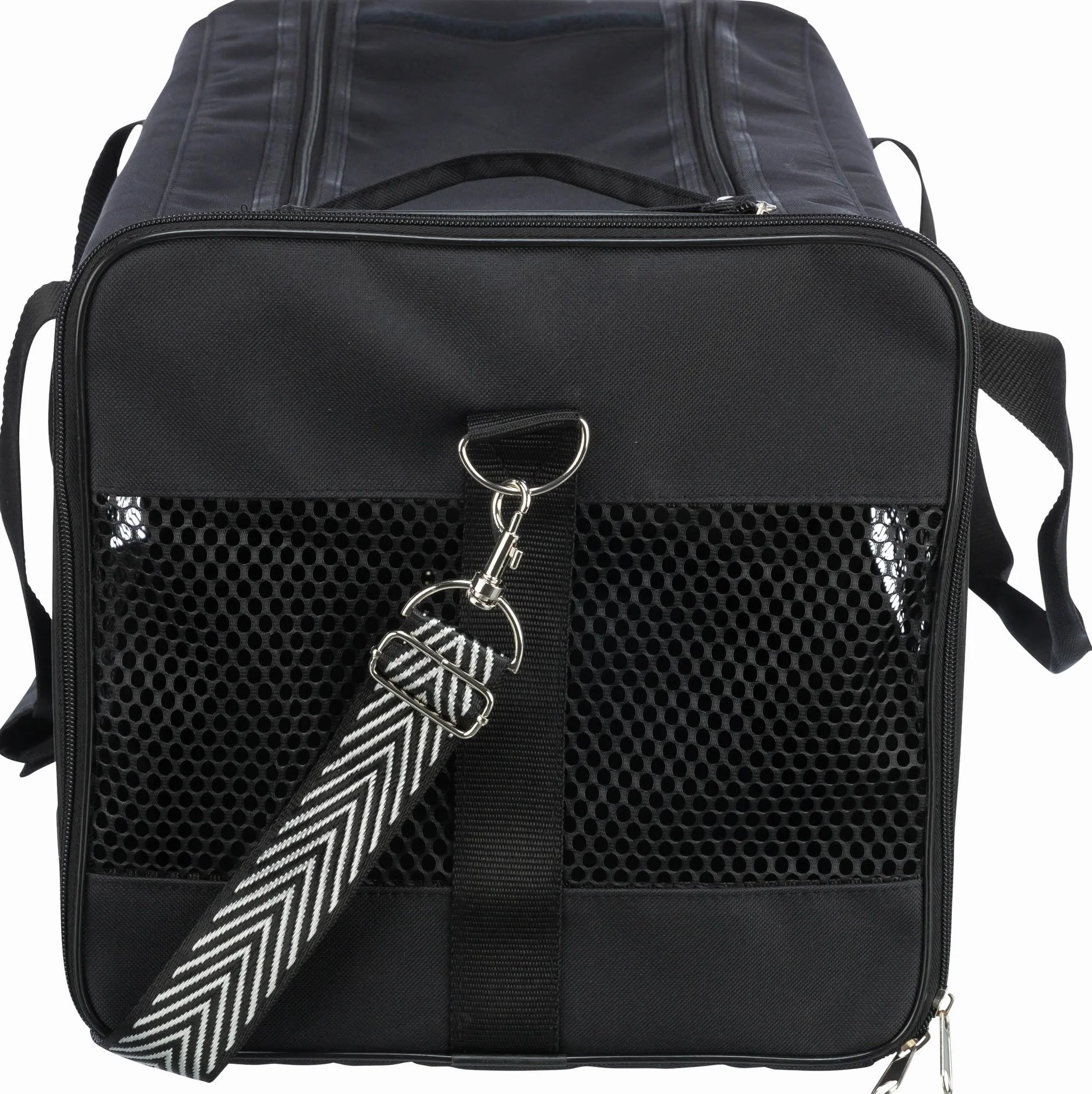 TRIXIE Sac à bandoulière et de transport Ryan 30 x 30 x 54 cm noir pour chien chat