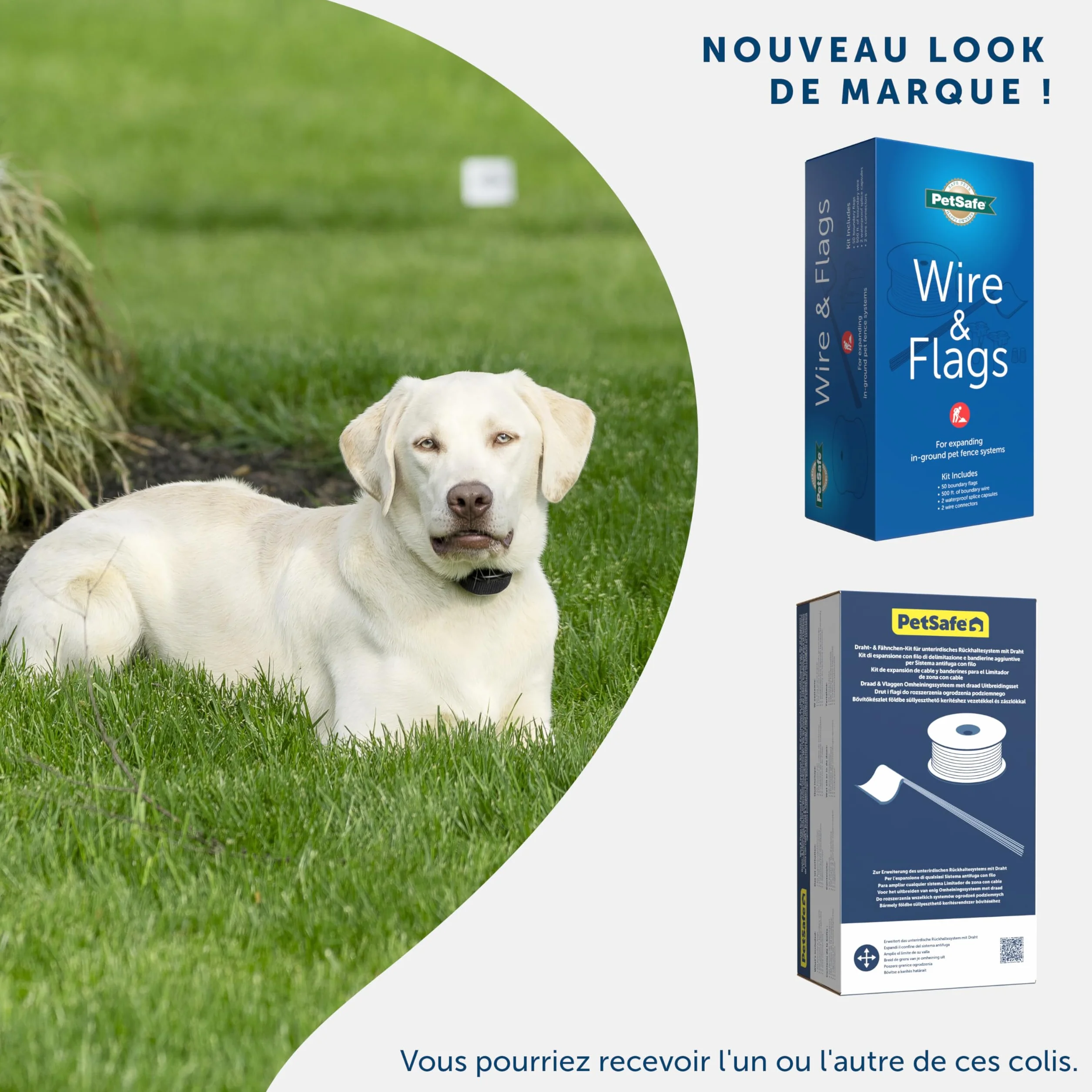 Petsafe Fence Wire and Flag Kit 152m 50 Flags Expand In-Ground Fence