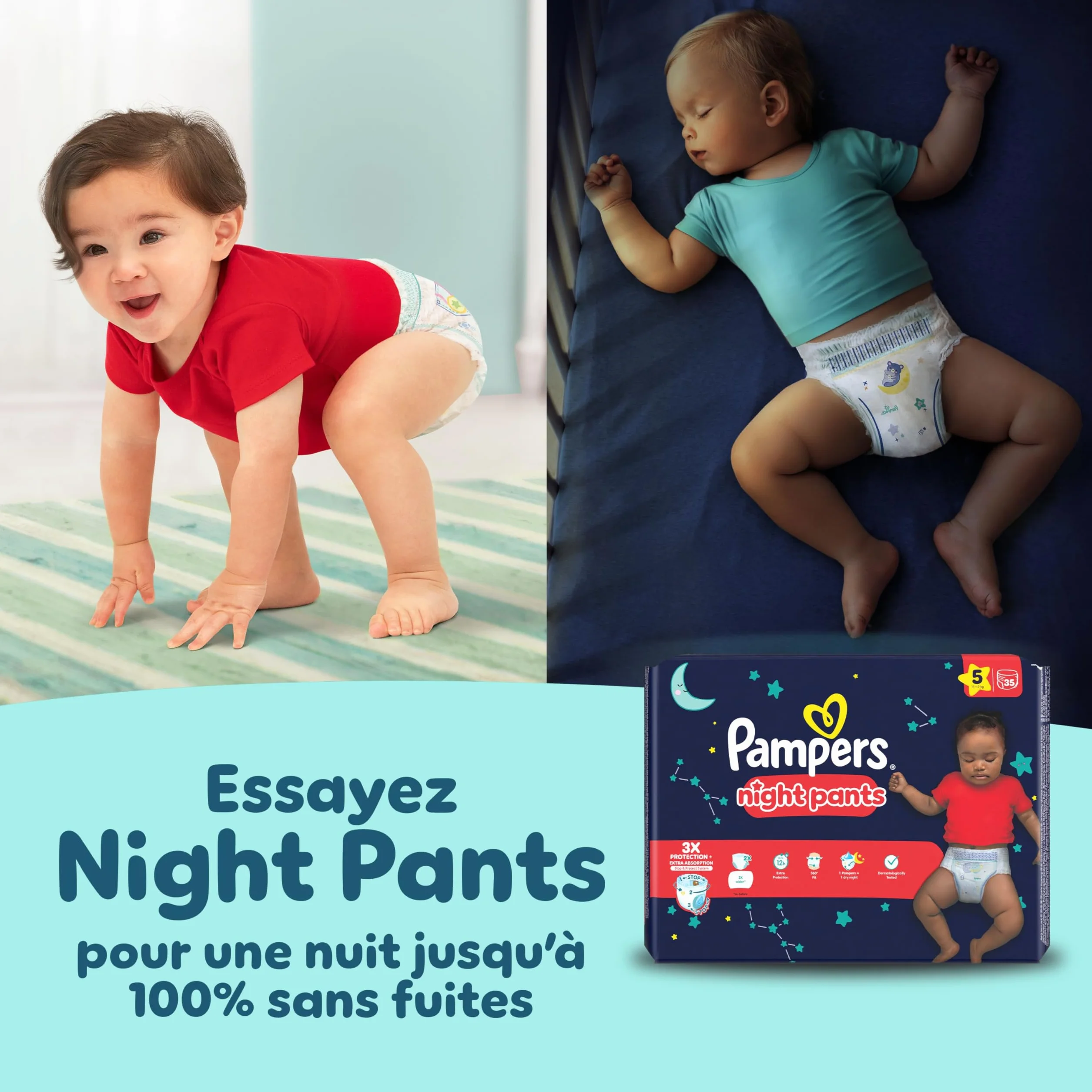 Pampers Premium Protection Pants Size 5 144 Nappies 11-17 kg 360° Support