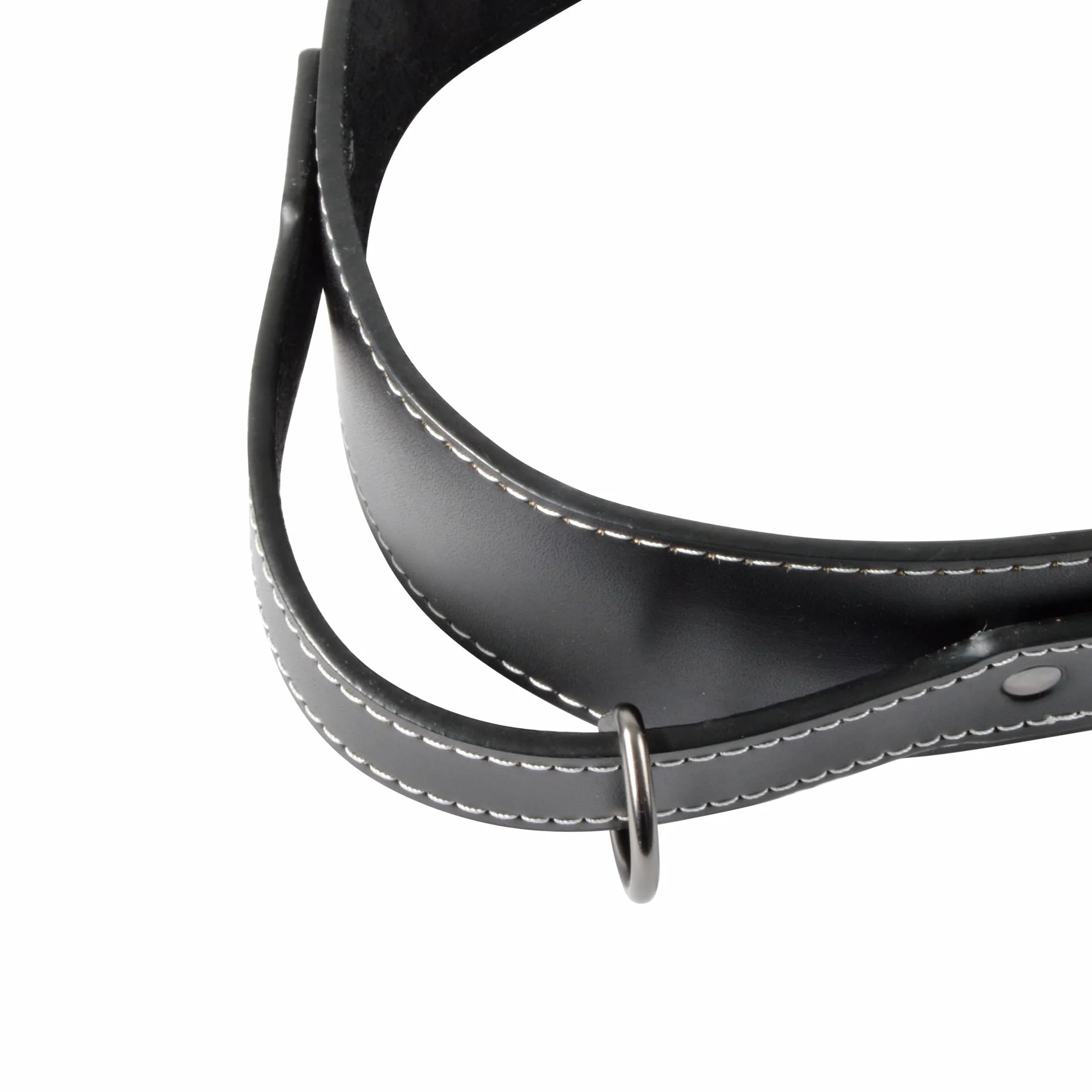 Love Story Collier Cuir Grand Chien 3XL 80 x 5 cm Noir