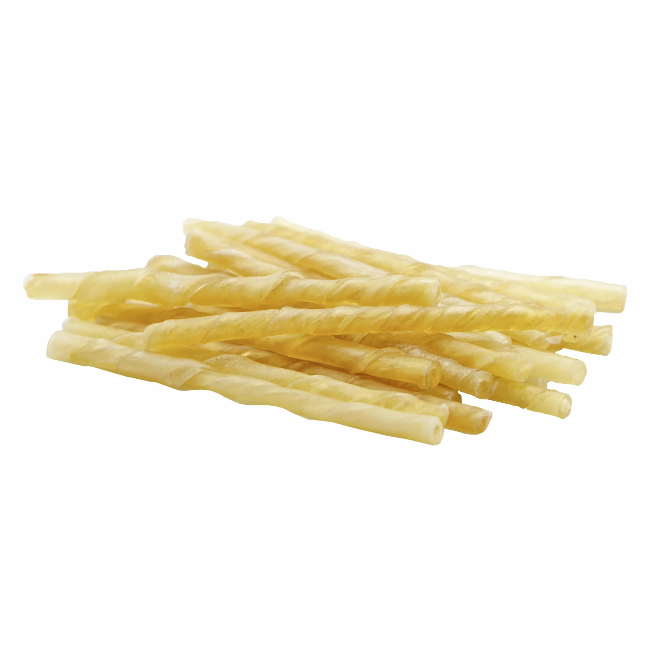 Lot de 100 bâtonnets à mâcher en peau de bœuf - Bâtonnets à mâcher pour chiens - Bâtonnets dentaires à mâcher pour chiens - Bâtonnets à mâcher - Rouleaux à mâcher torsadés au bœuf