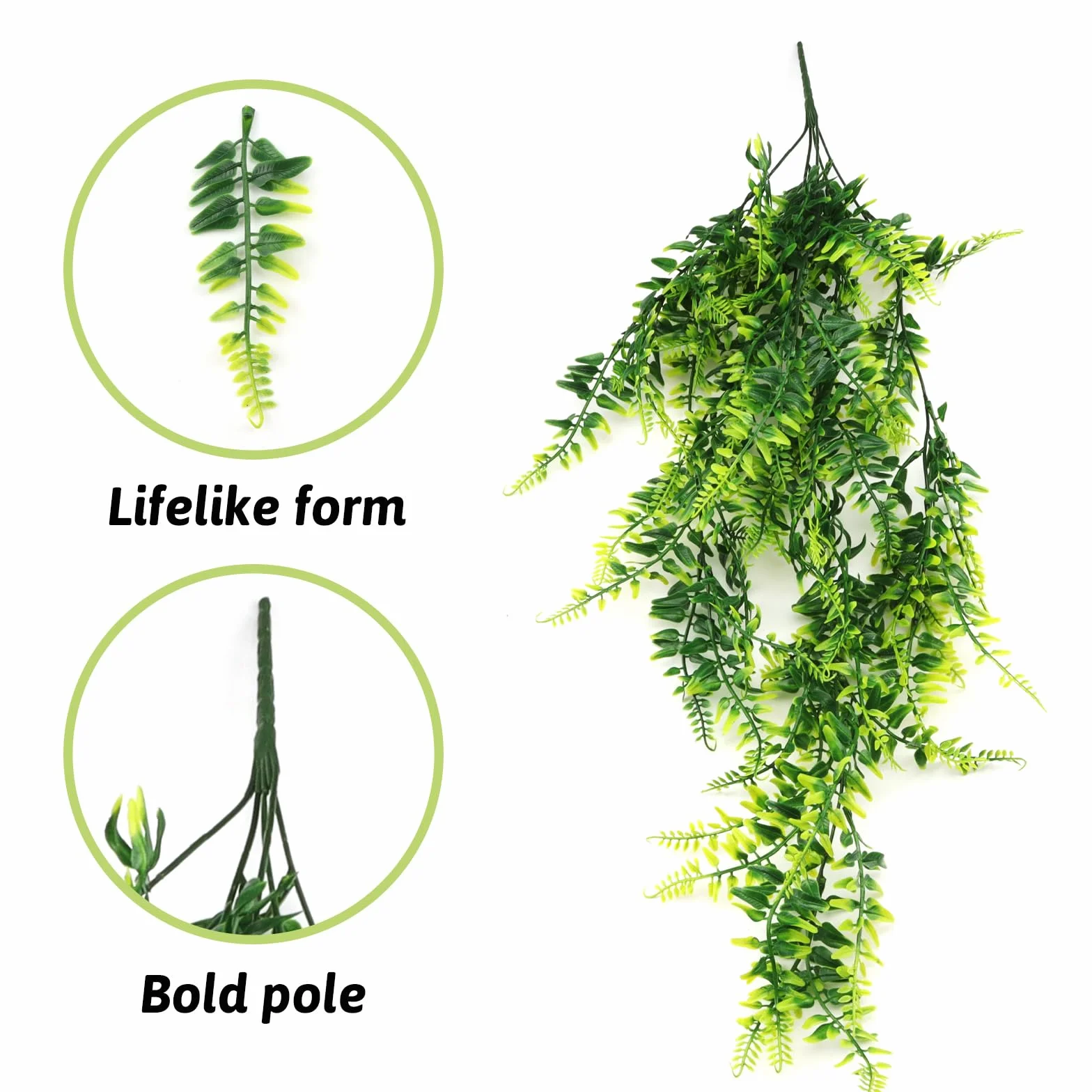 QUOZUO Décoration Terrarium Plante Artificielle Branche pour Lézards Escalade Caméléon Gecko
