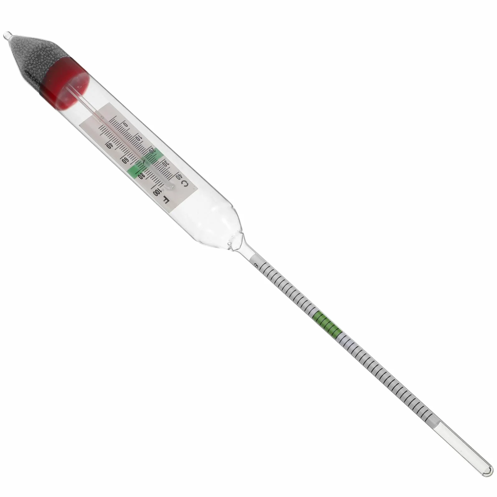ULTECHNOVO Hydromètre Pour Aquarium Salinomètre En Verre Densimètre Eau Mer