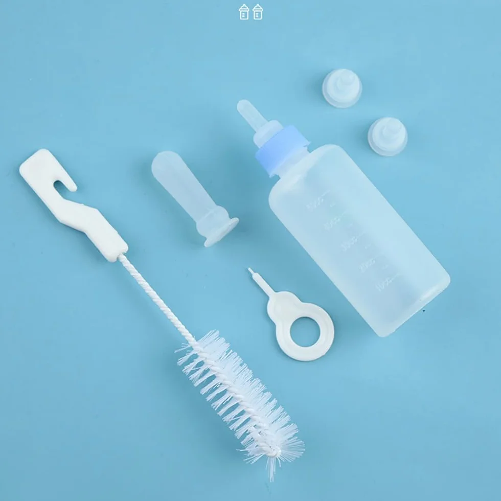 Biberon d'élevage pour chat 60 ml avec brosse de nettoyage