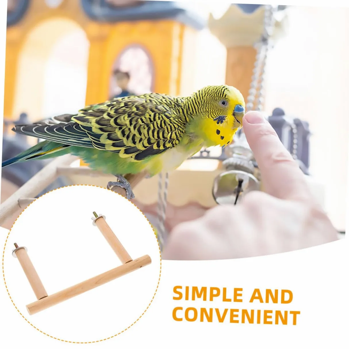 HANABASS 6pièces Perchoir Naturel pour Oiseaux Support De pour Oiseaux De Cage pour Cockatiels Et Petits